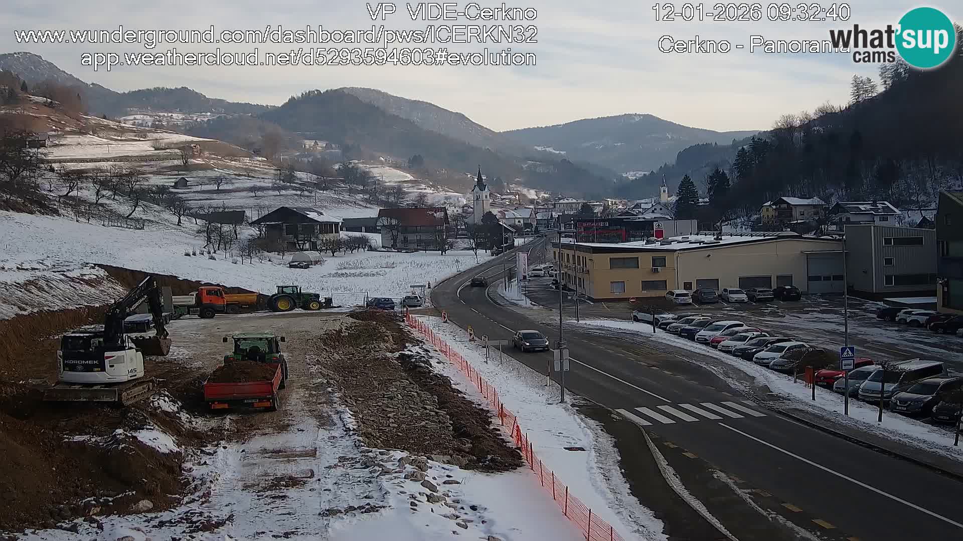 Cerkno ulaz u grad – Kamera uživo