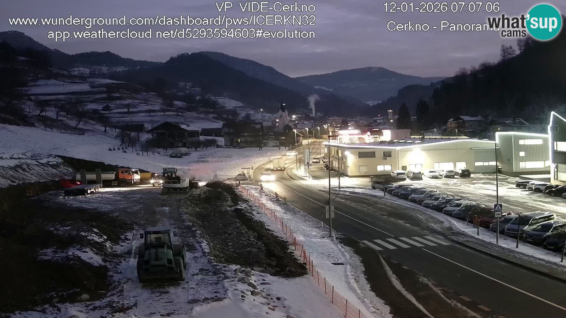 Cerkno ulaz u grad – Kamera uživo