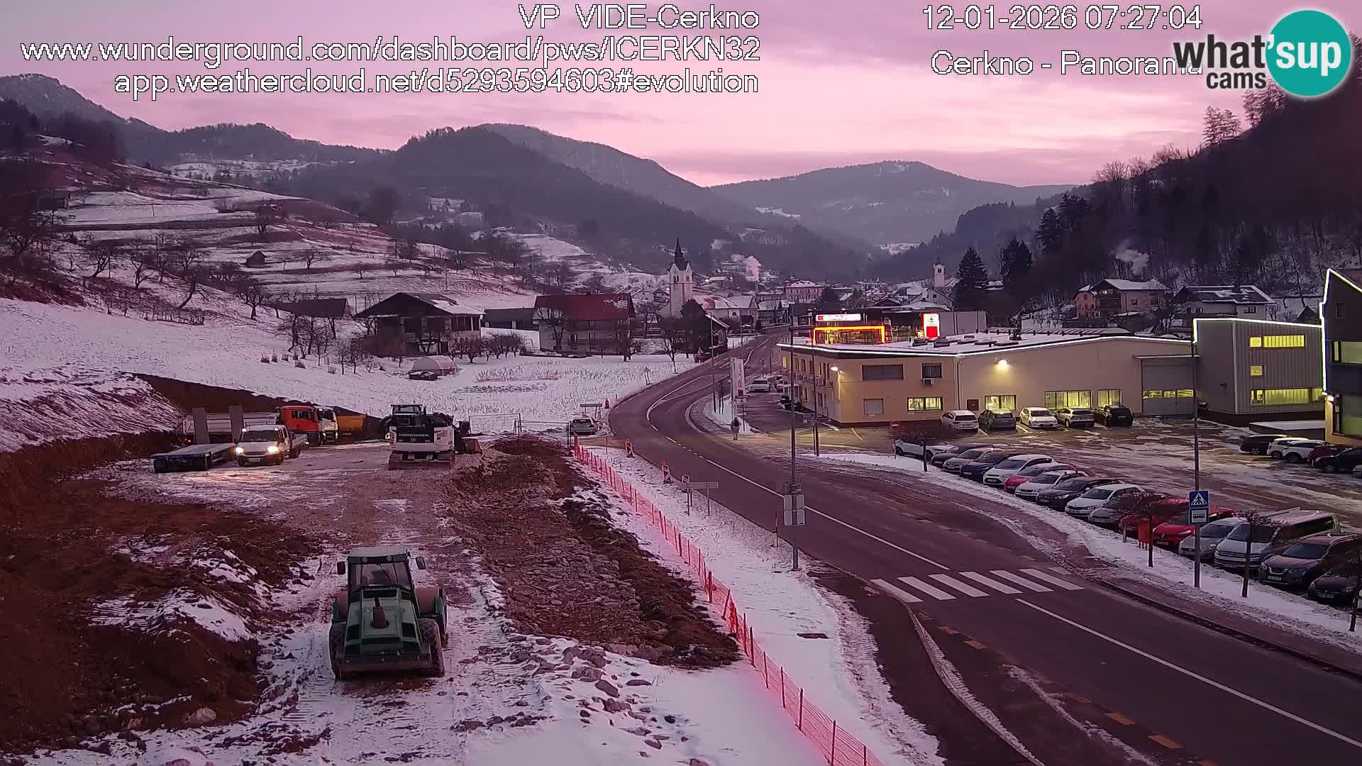 Webcam Ingresso Città di Cerkno