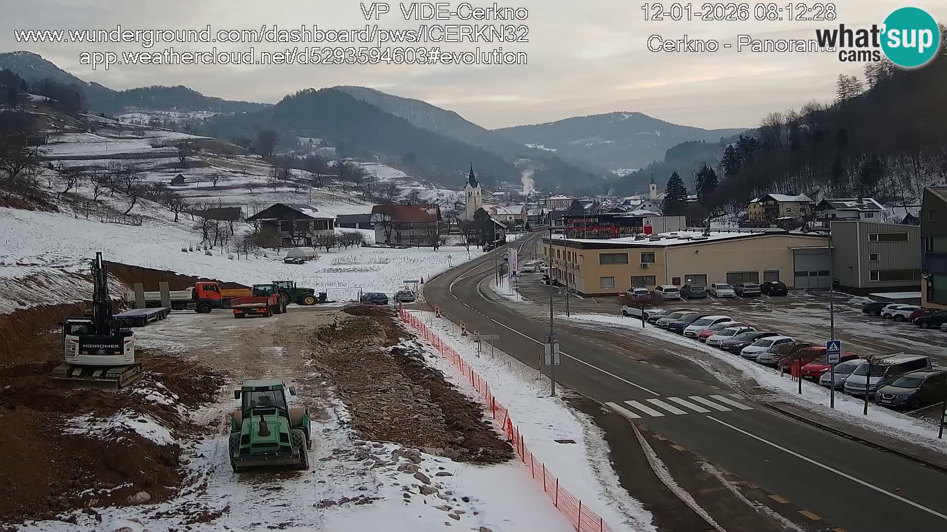 Cerkno Stadteingang Live-Webcam