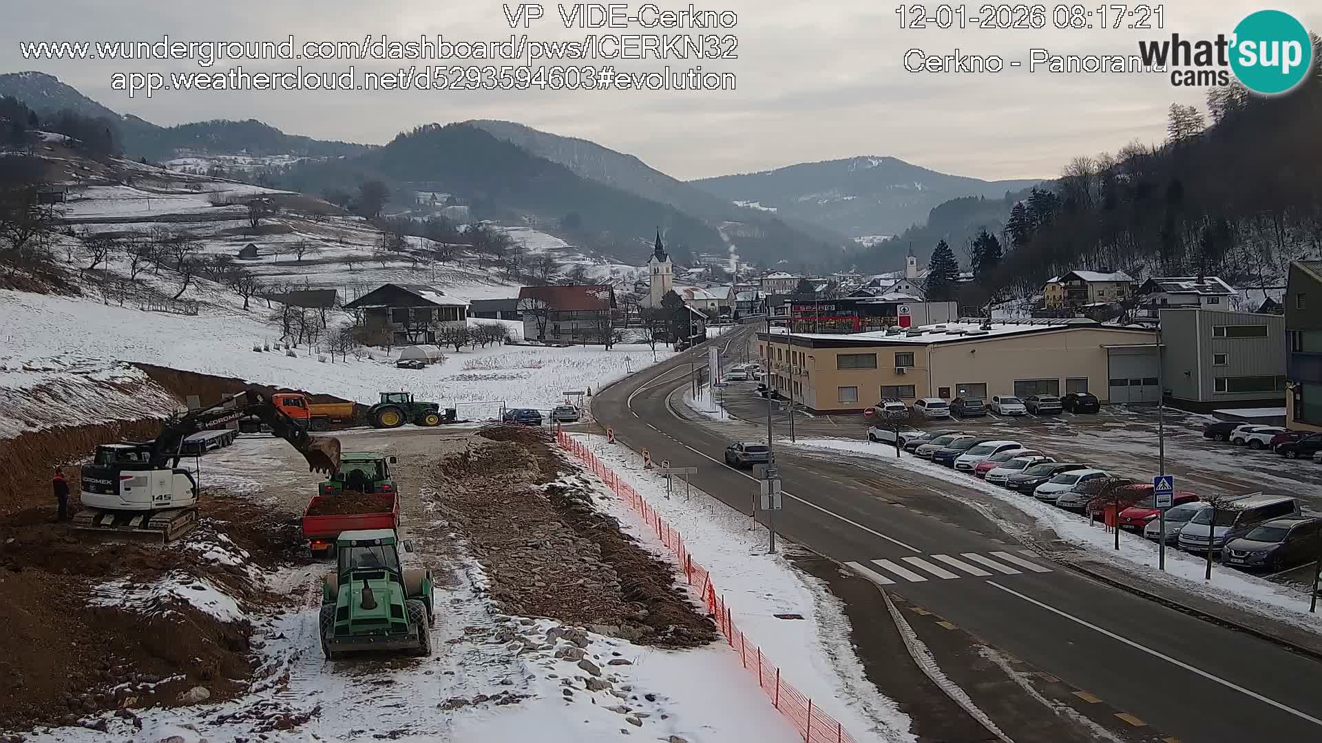 Cerkno ulaz u grad – Kamera uživo