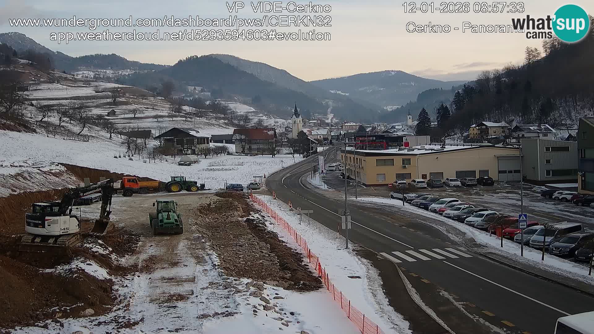 Cerkno ulaz u grad – Kamera uživo
