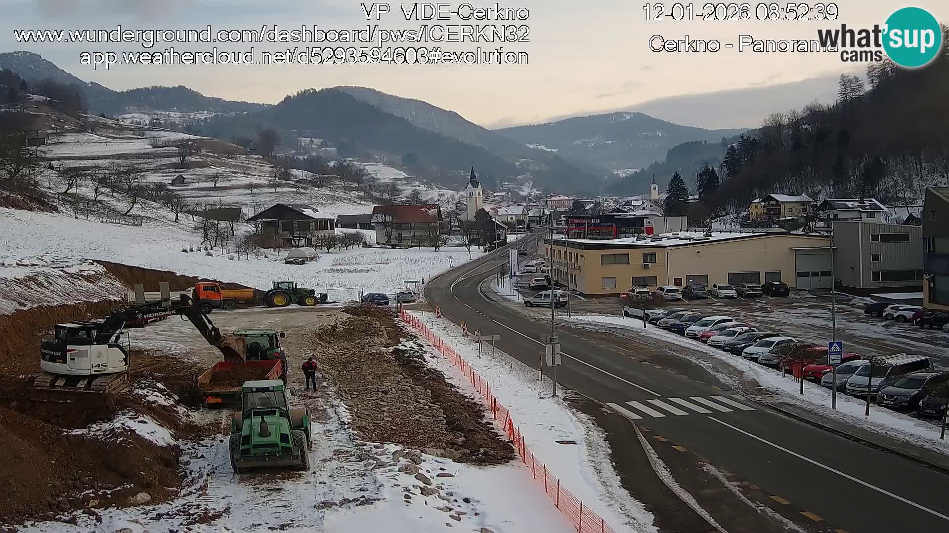 Cerkno Stadteingang Live-Webcam