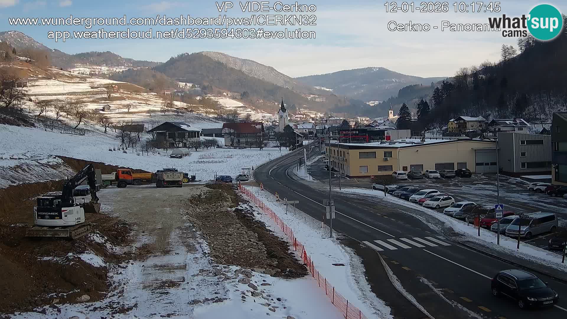 Cerkno Stadteingang Live-Webcam