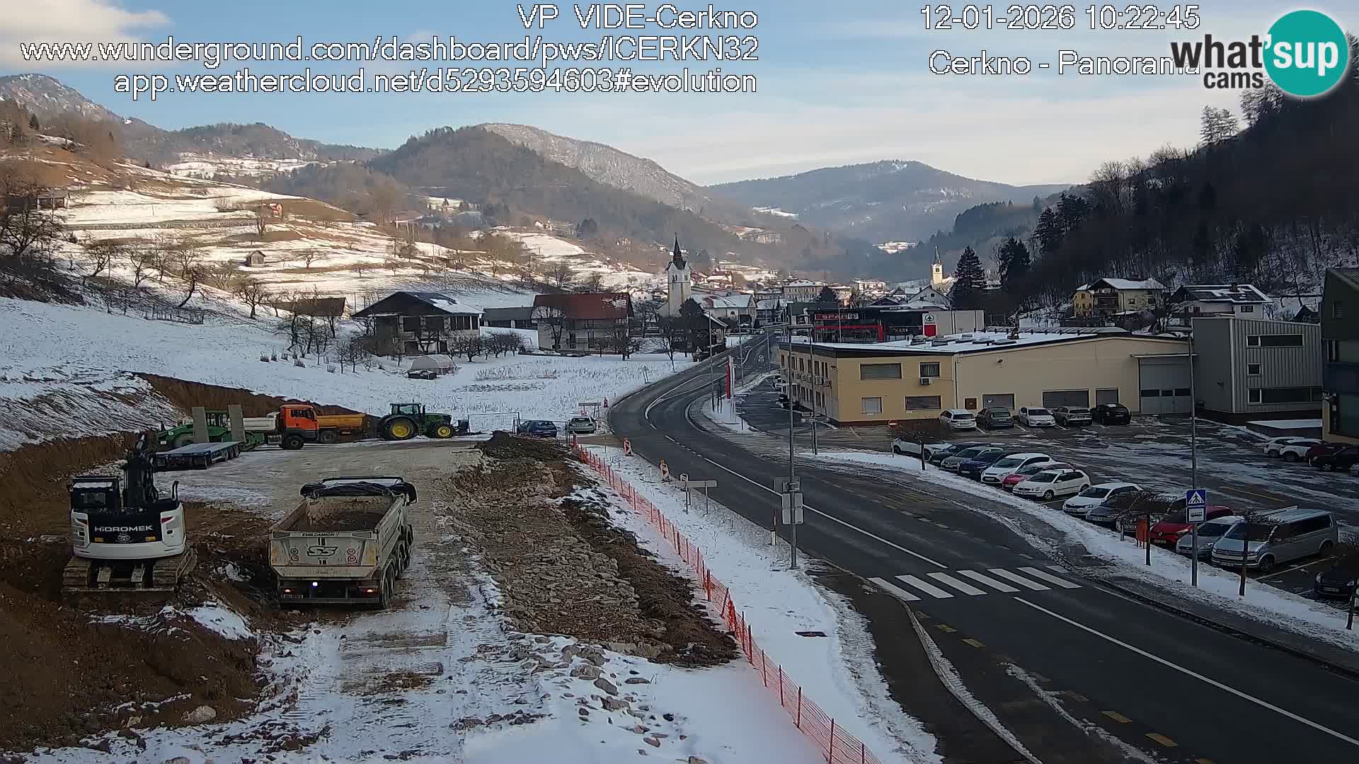 Cerkno ulaz u grad – Kamera uživo