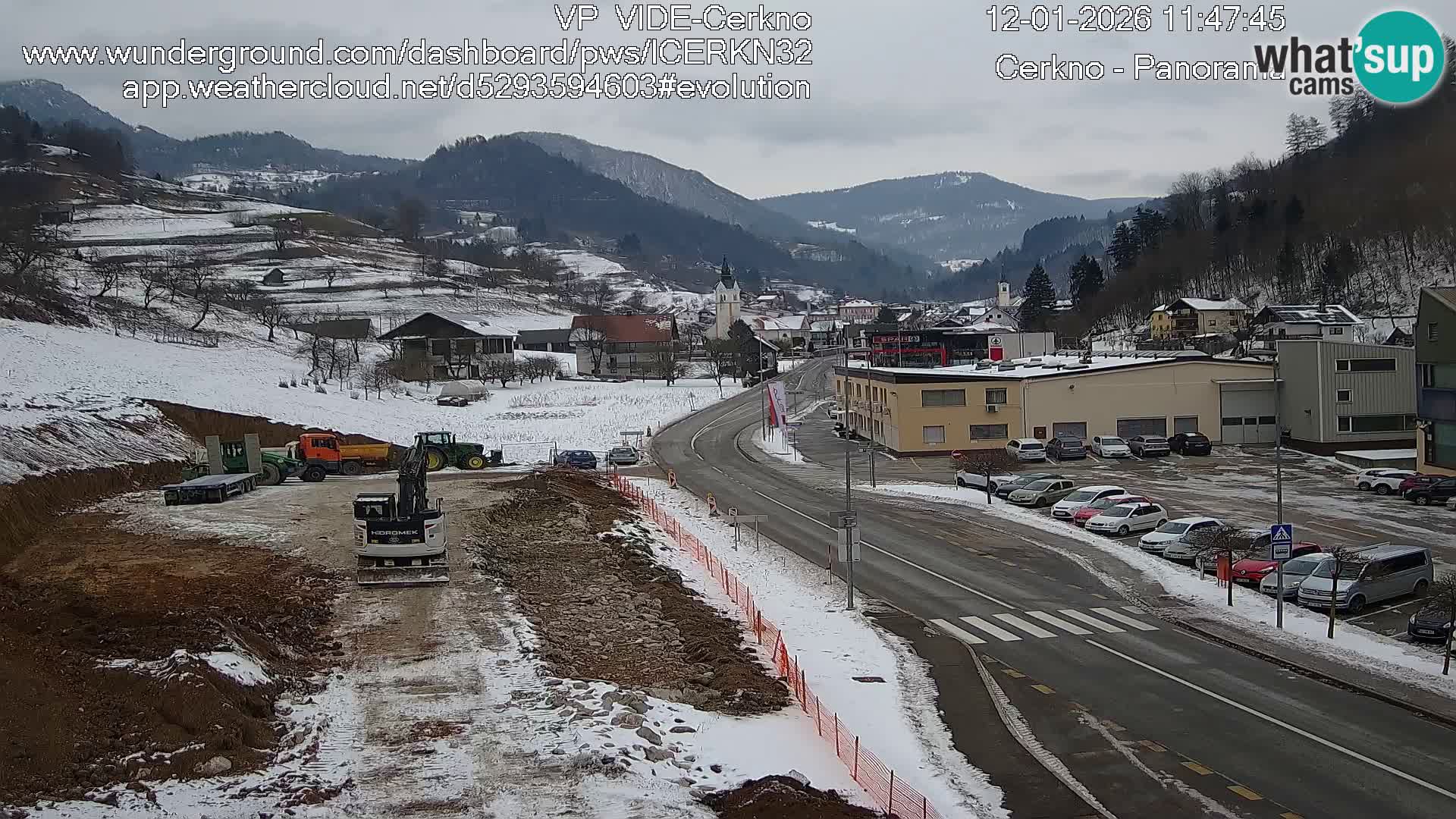 Cerkno ulaz u grad – Kamera uživo