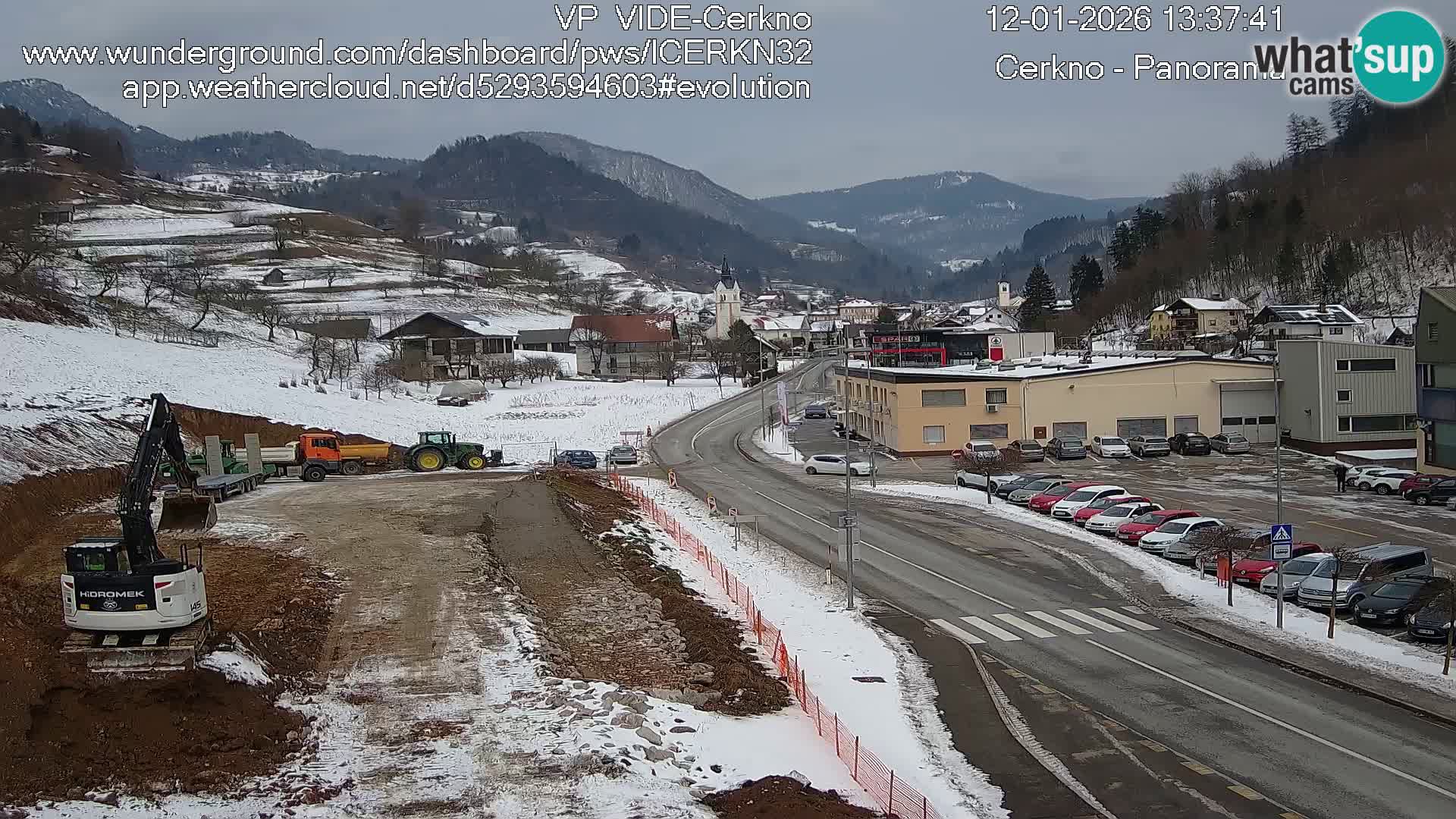 Cerkno Stadteingang Live-Webcam
