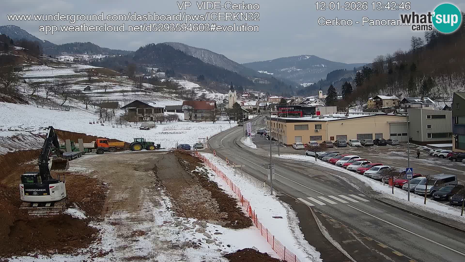 Cerkno Stadteingang Live-Webcam