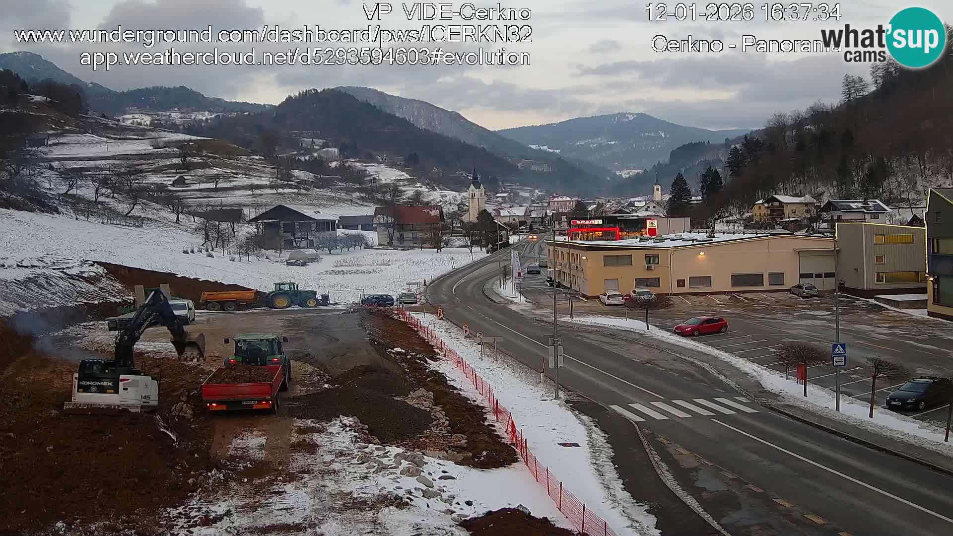 Cerkno Stadteingang Live-Webcam