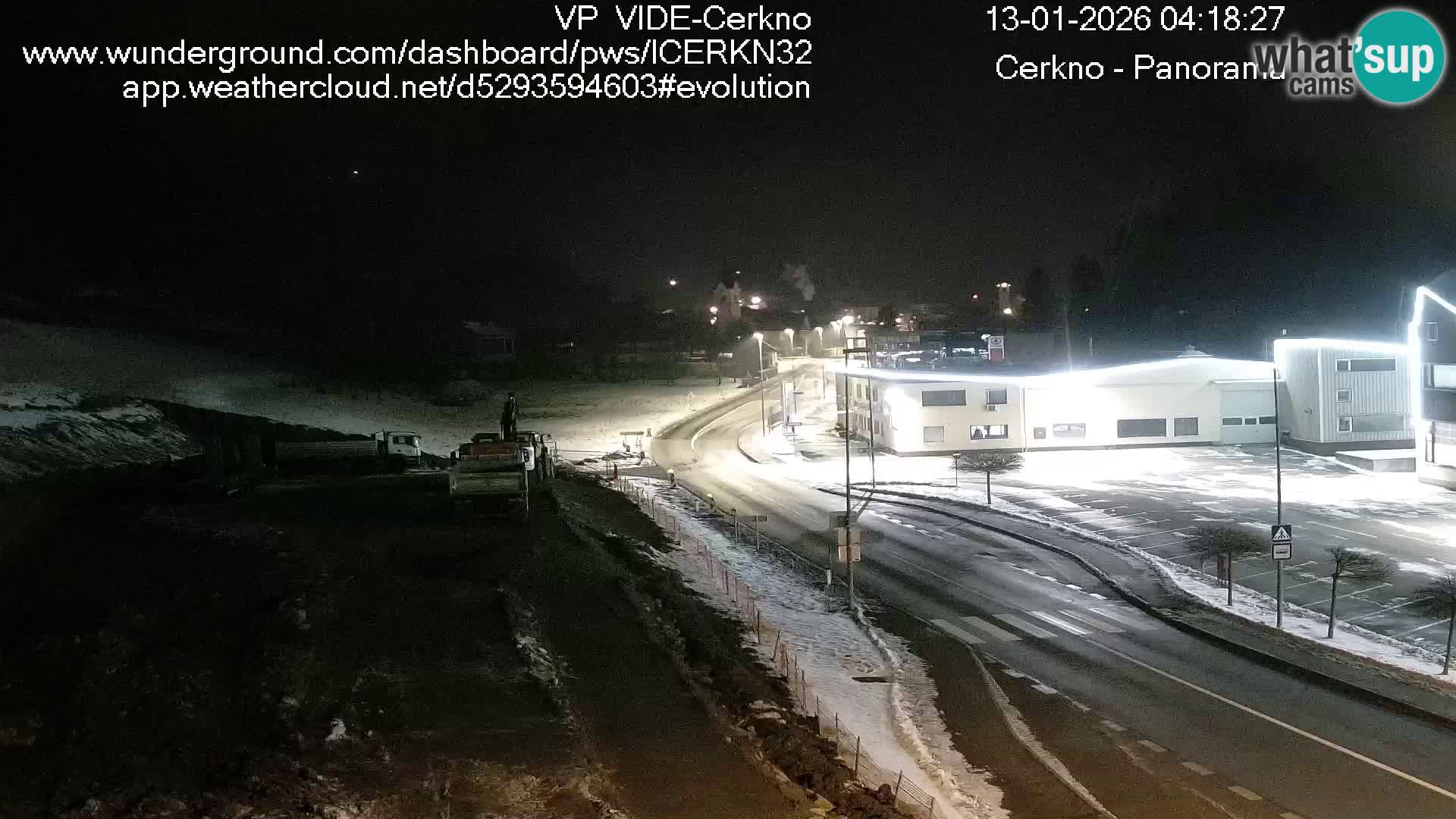 Cerkno entrada a la ciudad Webcam en vivo