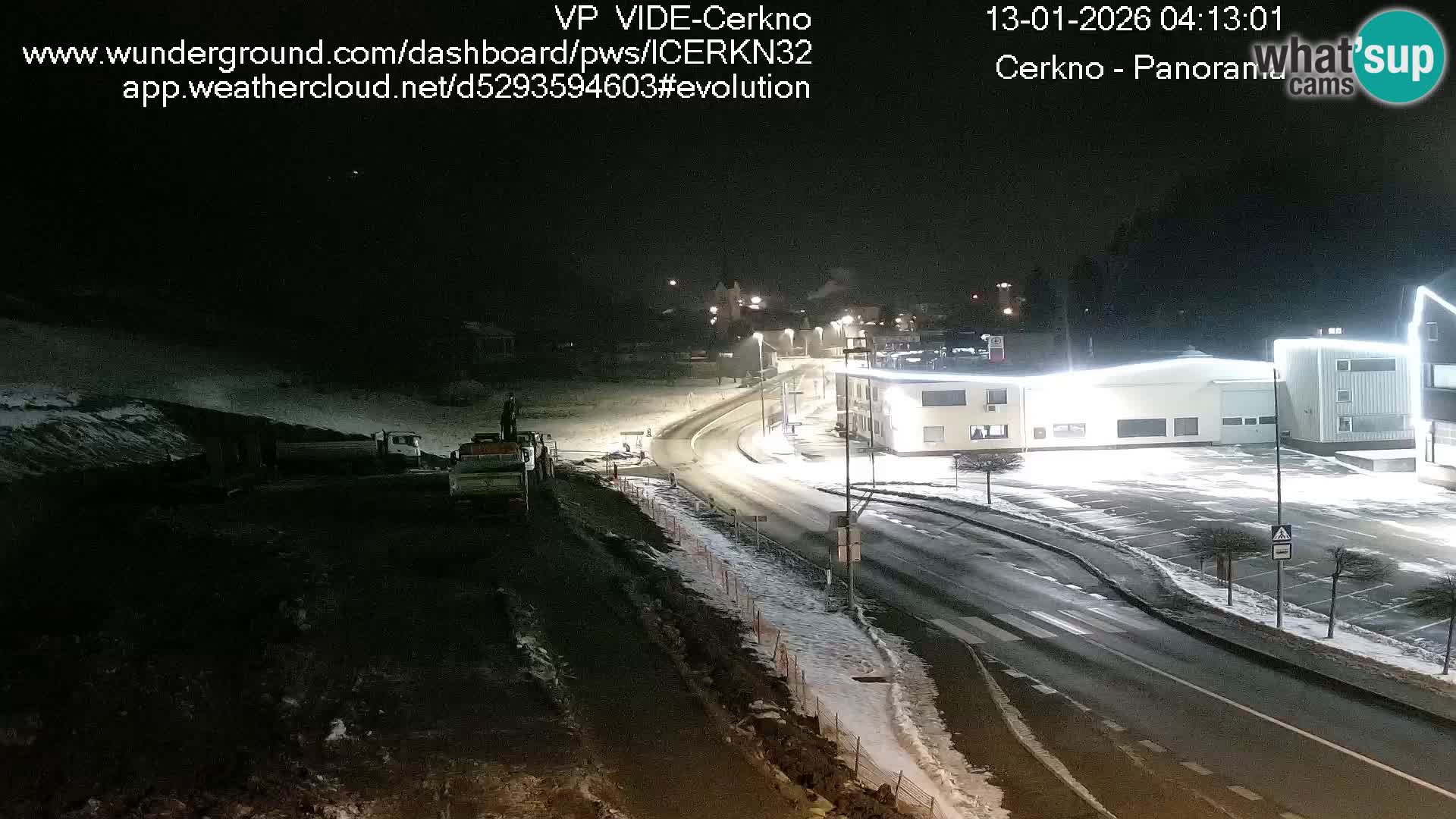 Webcam en direct – Entrée de la ville de Cerkno