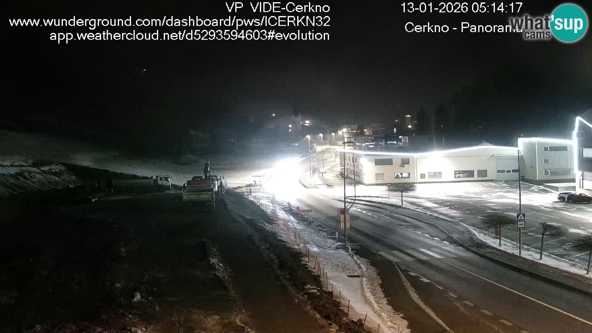 Cerkno entrada a la ciudad Webcam en vivo