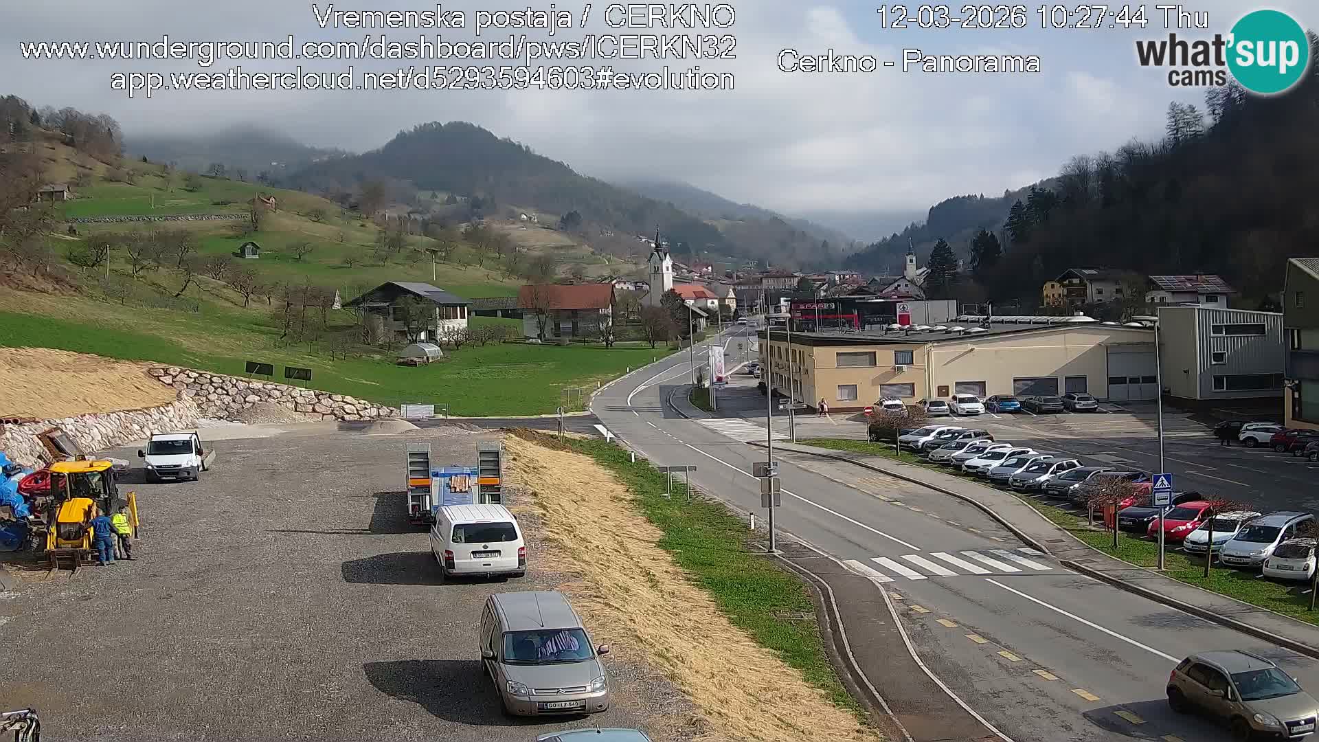 Cerkno Stadteingang Live-Webcam