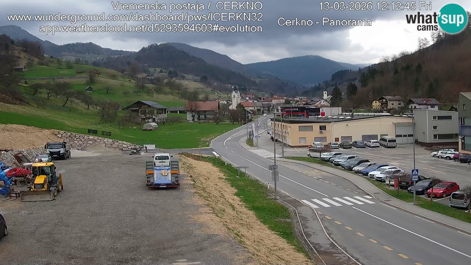 Cerkno Stadteingang Live-Webcam