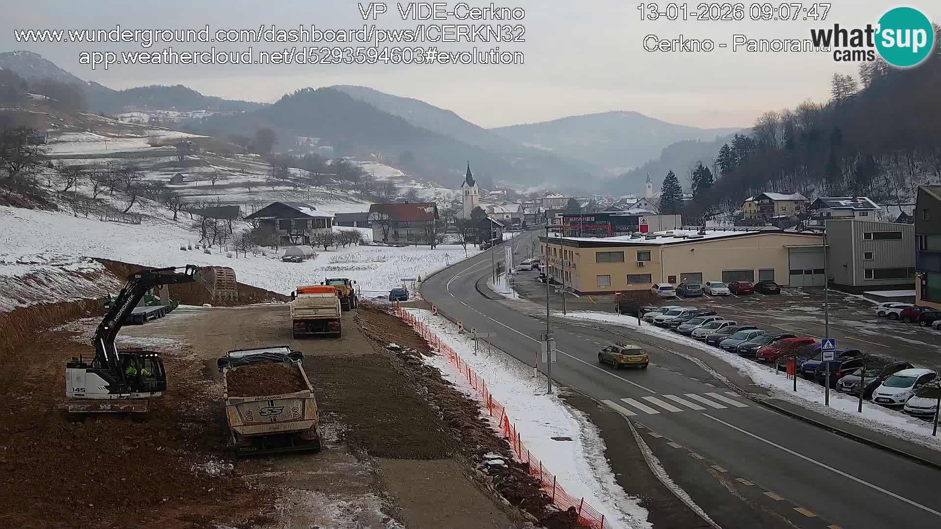 Cerkno Stadteingang Live-Webcam