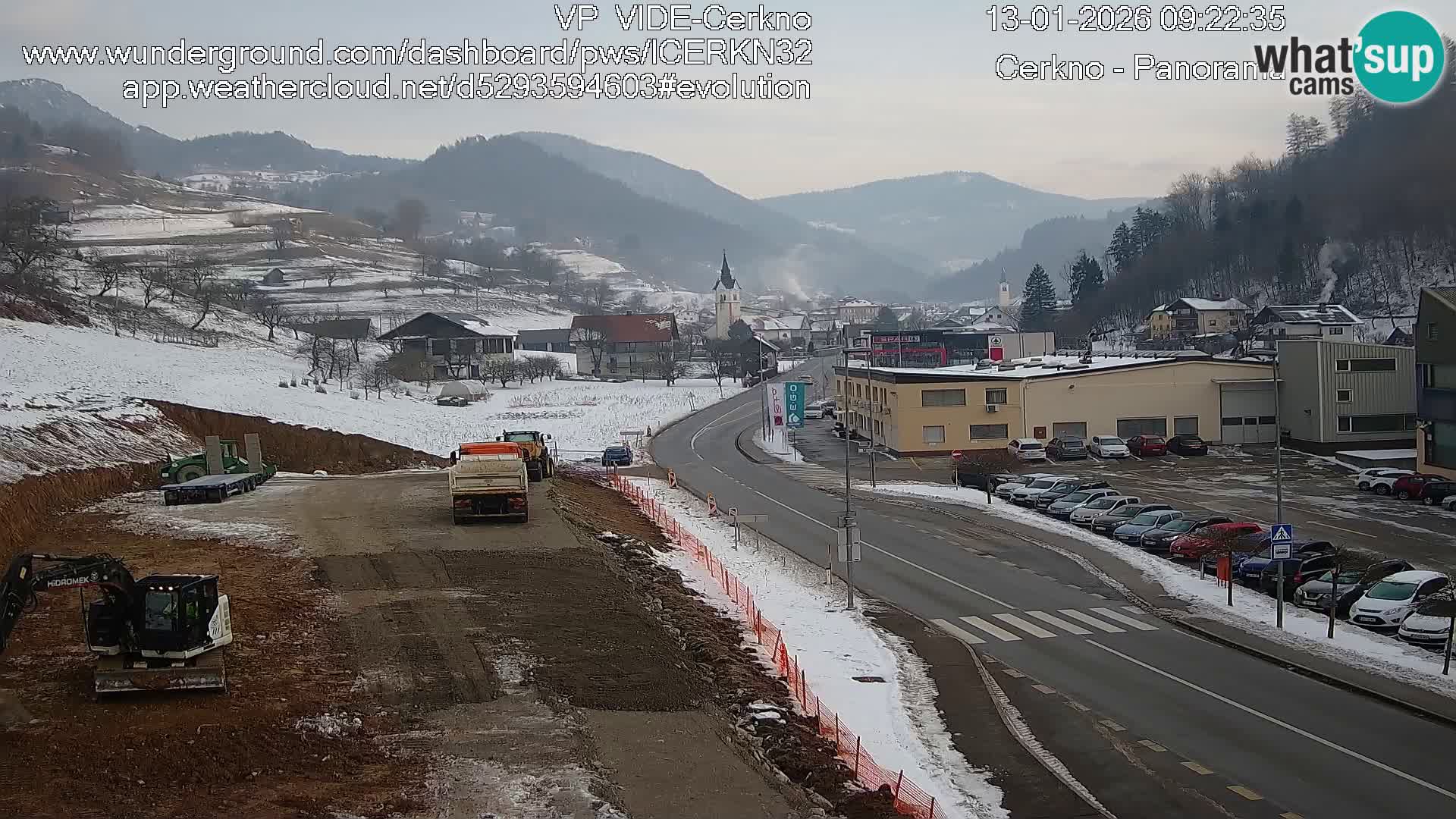 Cerkno ulaz u grad – Kamera uživo