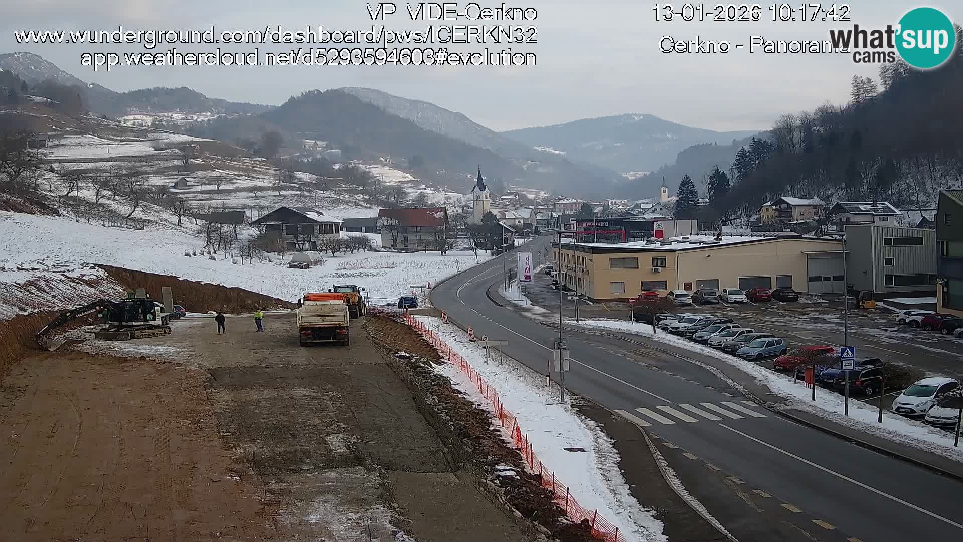 Webcam Ingresso Città di Cerkno