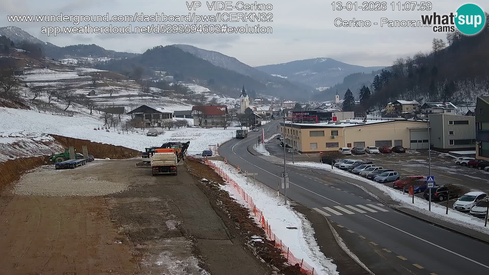 Webcam Ingresso Città di Cerkno