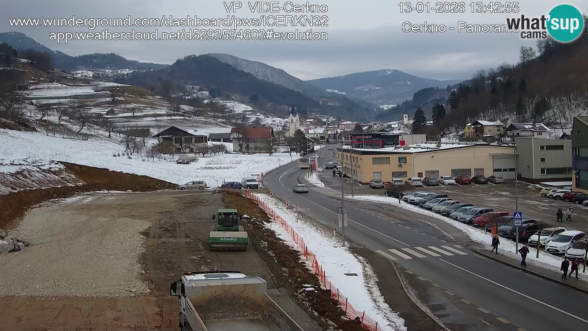 Cerkno ulaz u grad – Kamera uživo