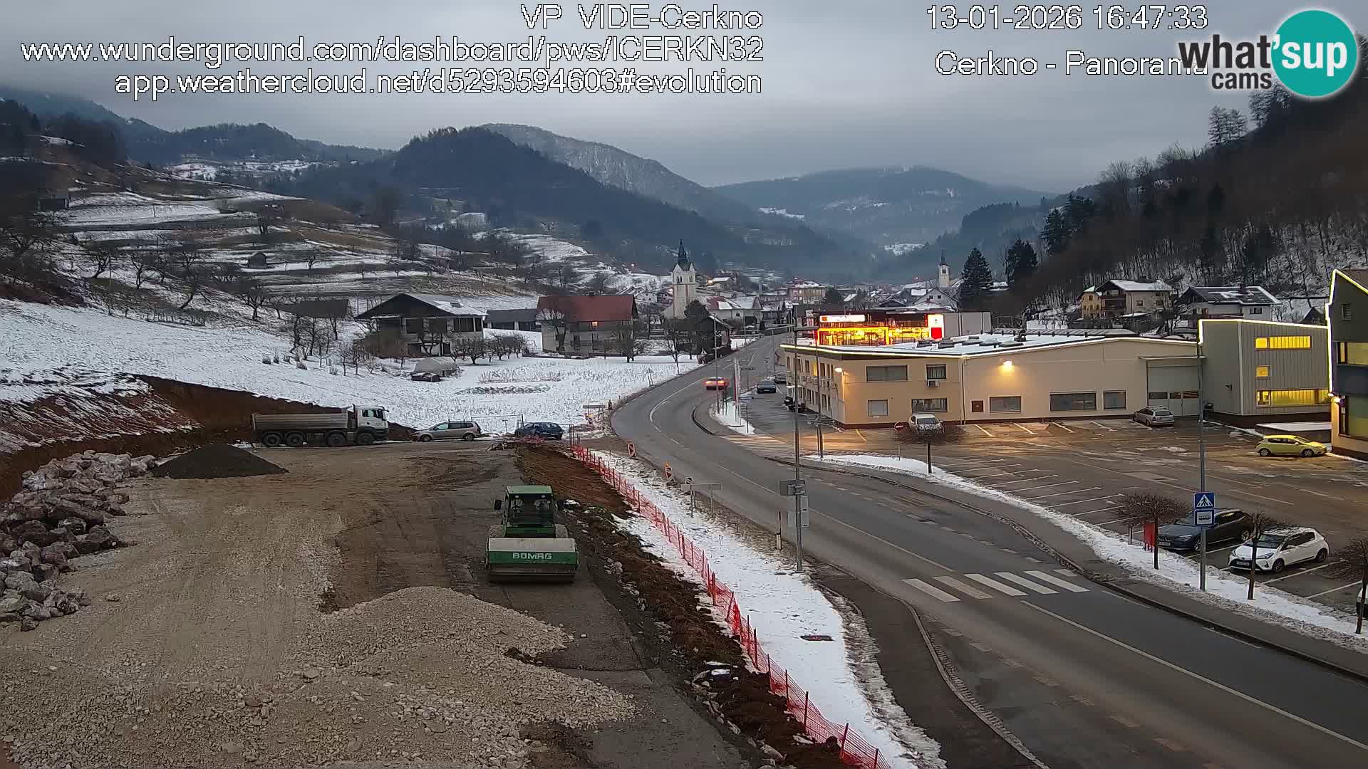 Cerkno ulaz u grad – Kamera uživo