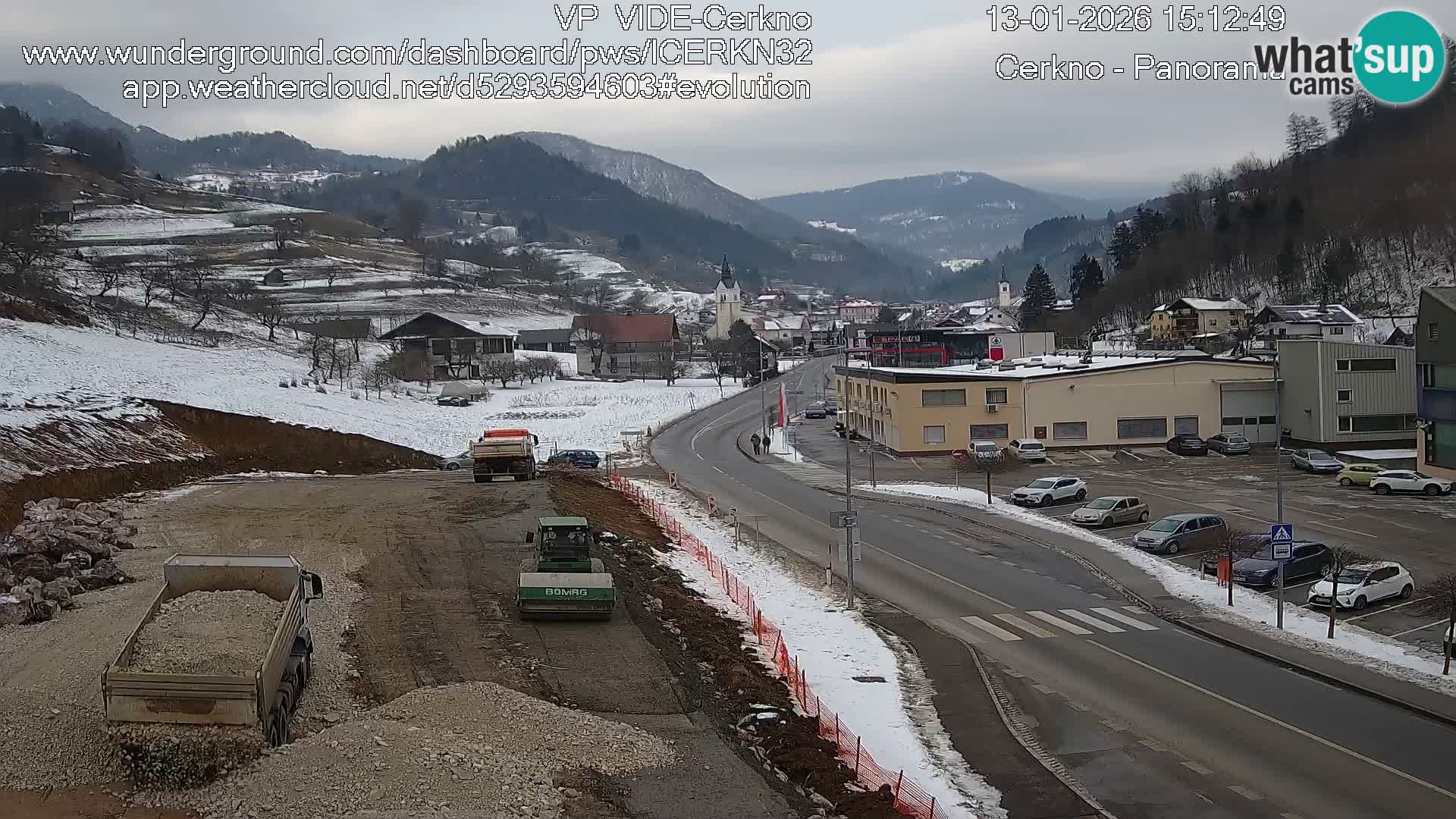 Cerkno ulaz u grad – Kamera uživo