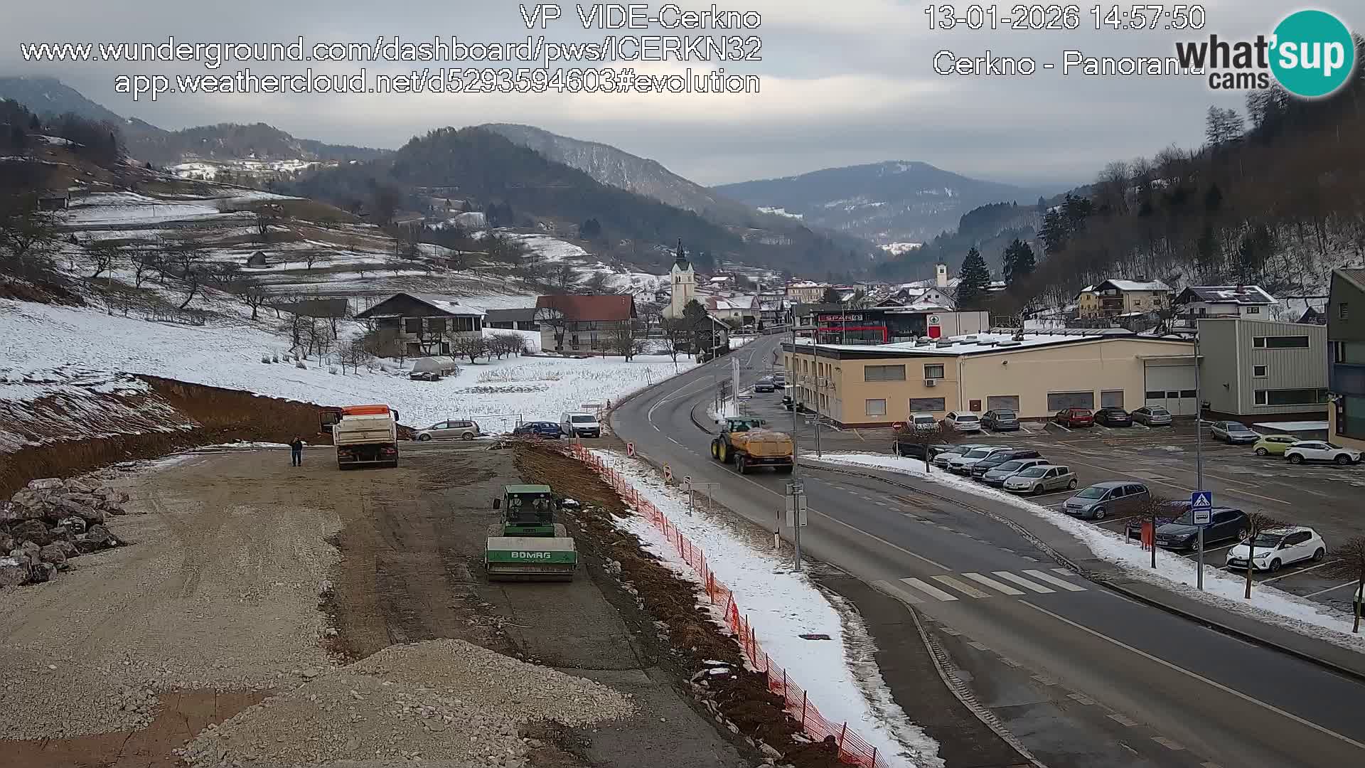 Cerkno ulaz u grad – Kamera uživo