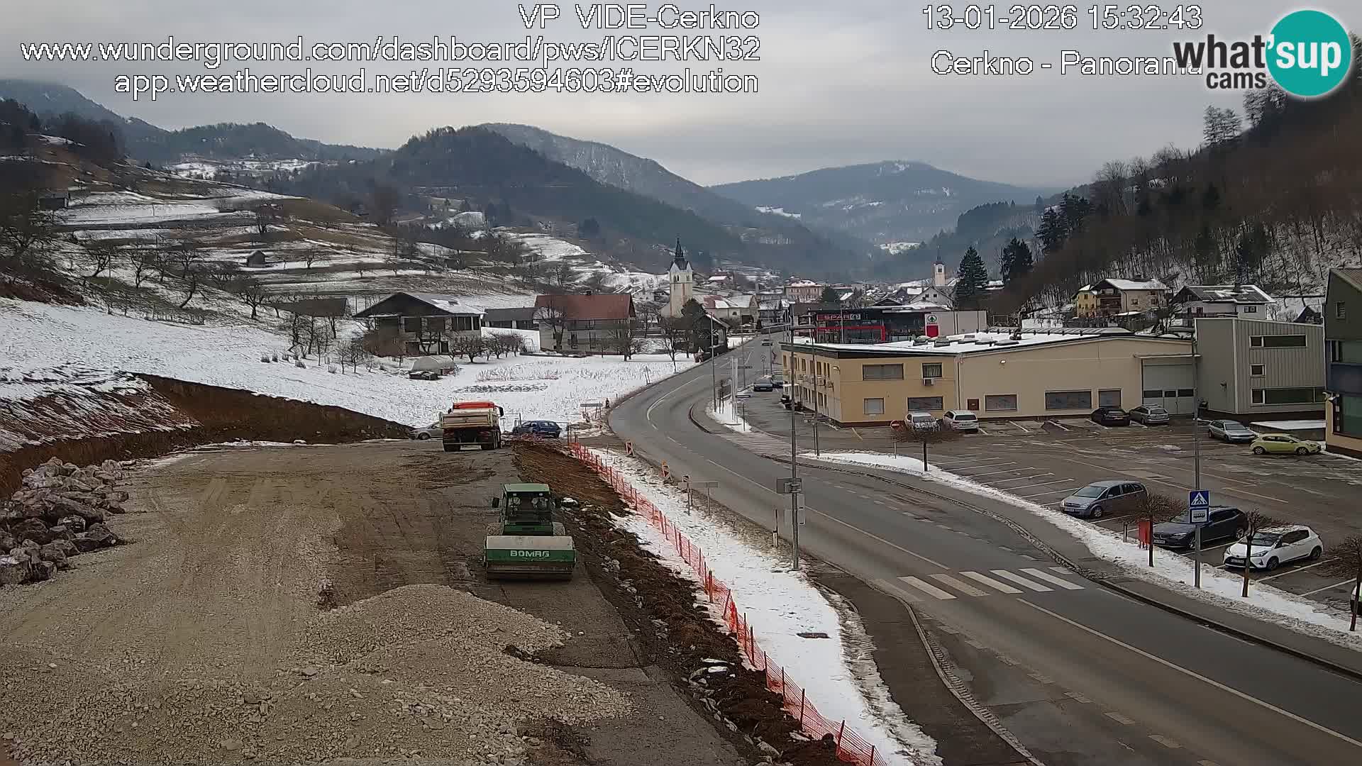 Cerkno Stadteingang Live-Webcam