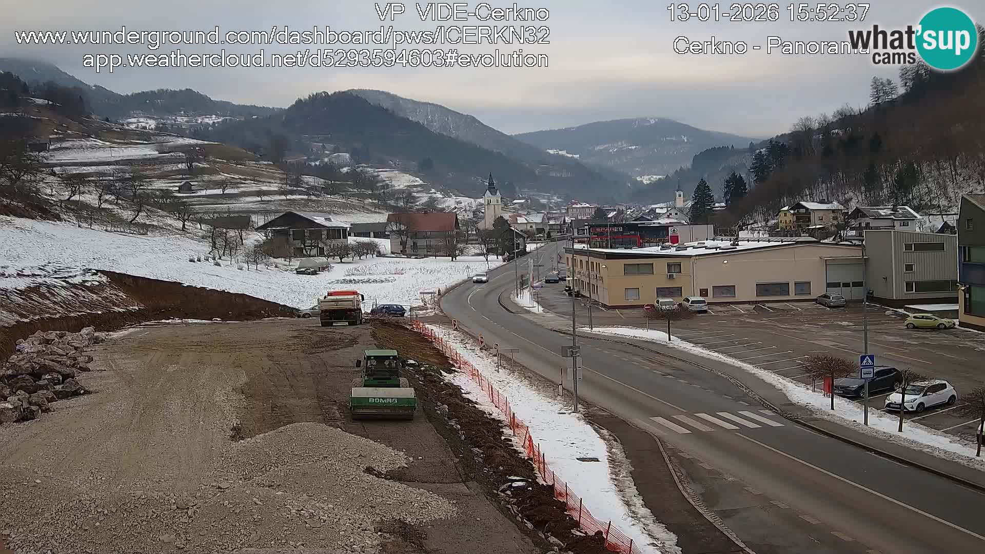Cerkno Stadteingang Live-Webcam