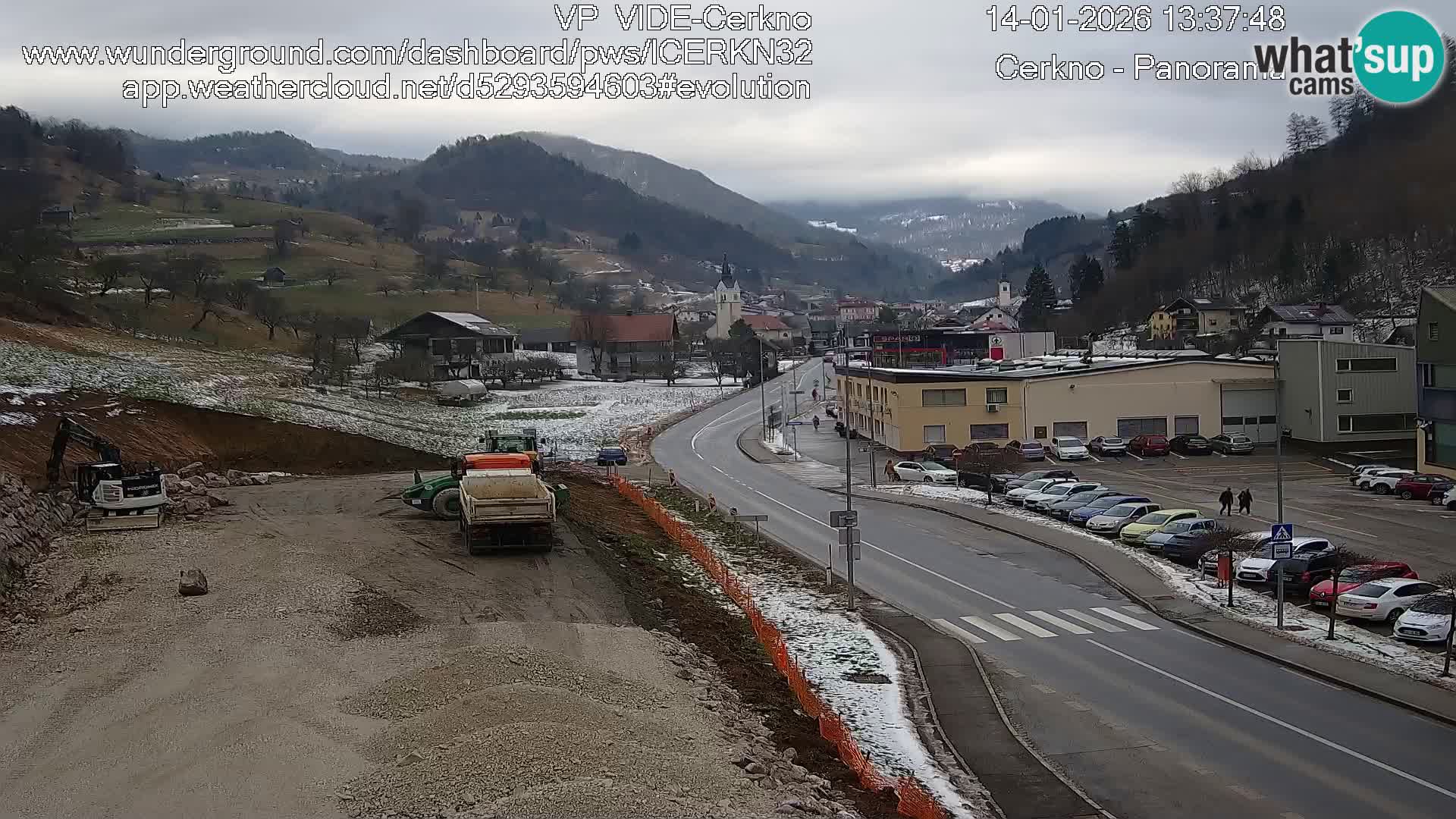 Cerkno Stadteingang Live-Webcam