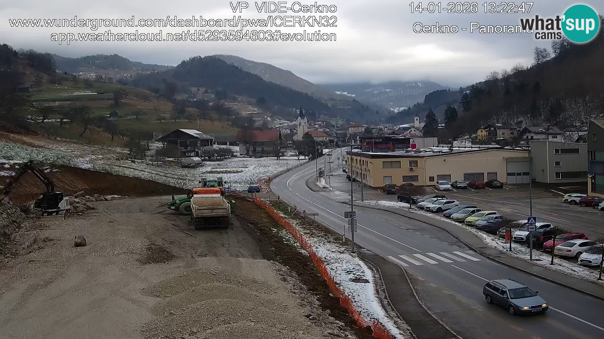 Cerkno Stadteingang Live-Webcam