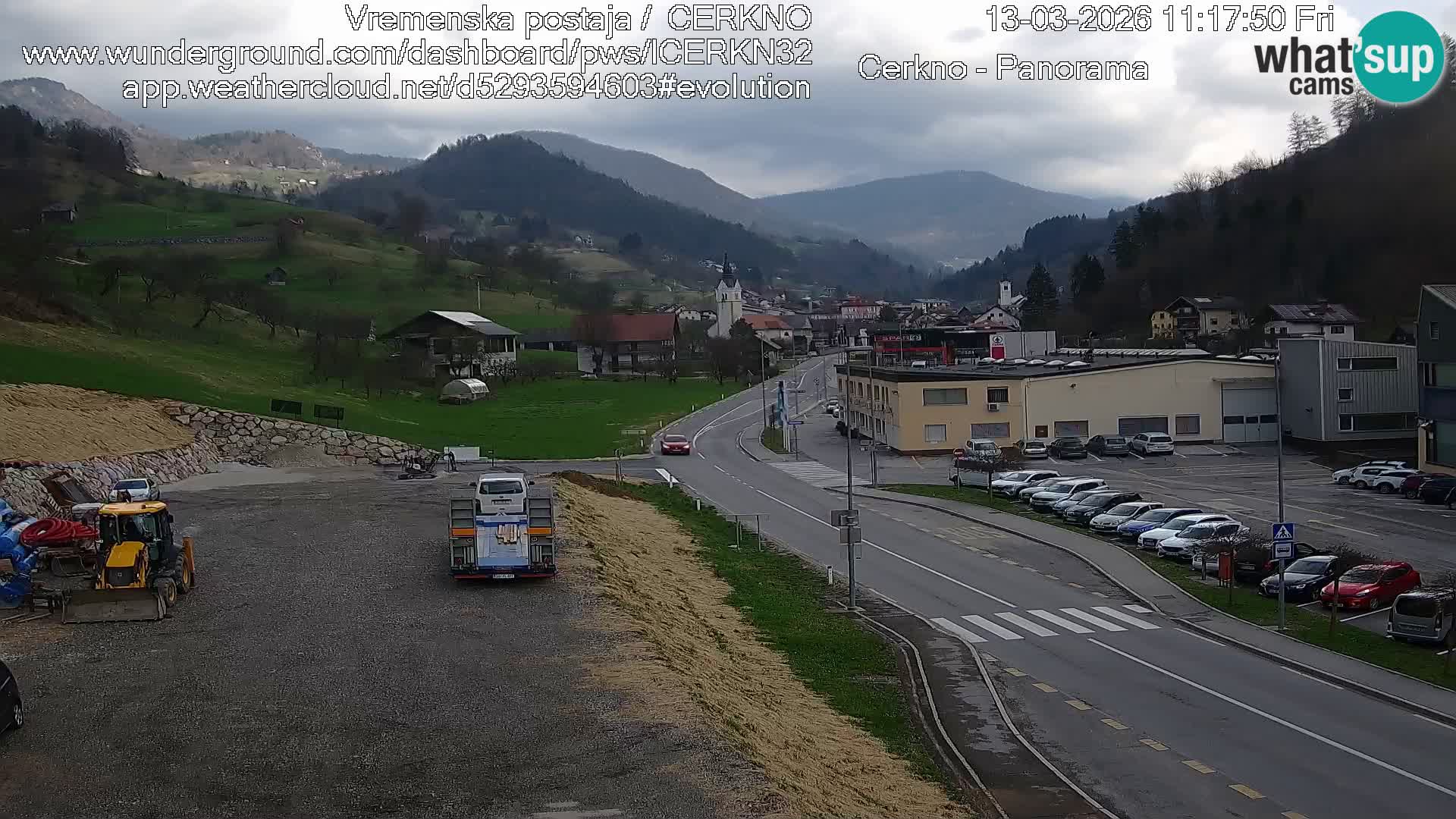 Cerkno ulaz u grad – Kamera uživo