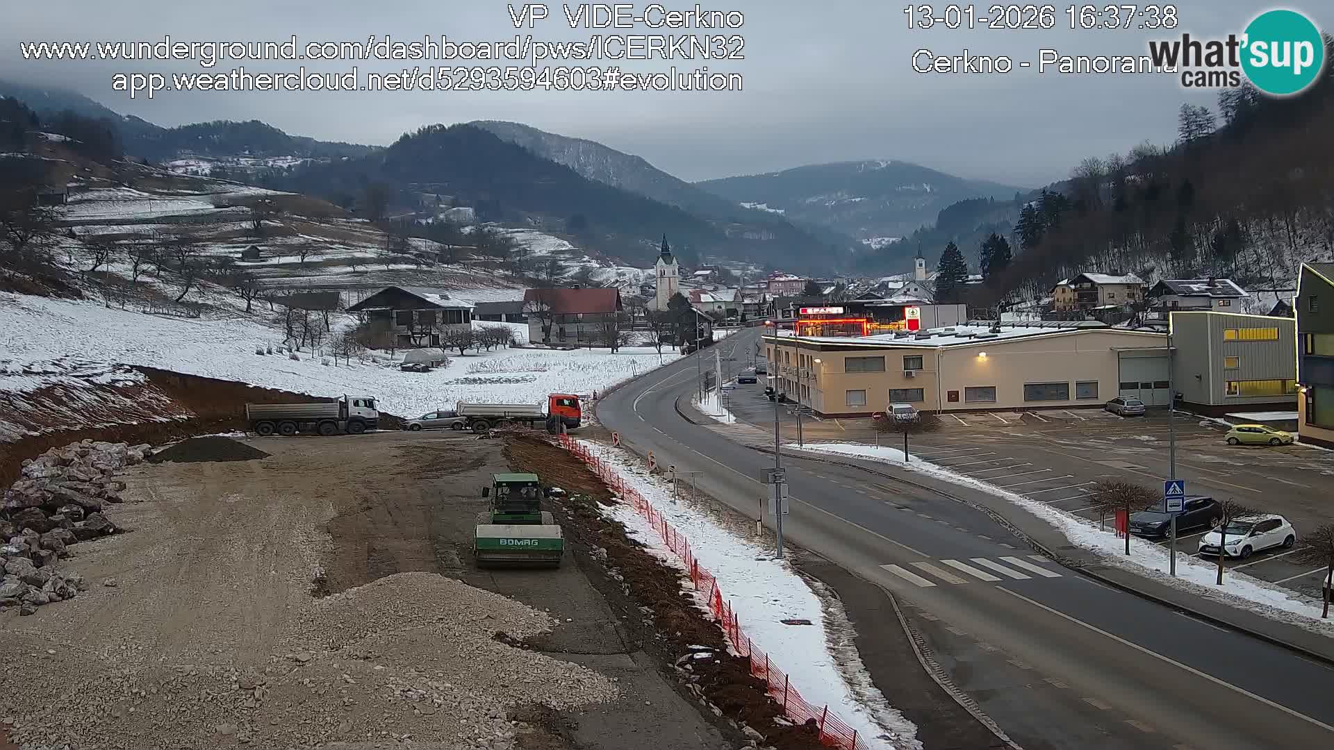 Webcam Ingresso Città di Cerkno