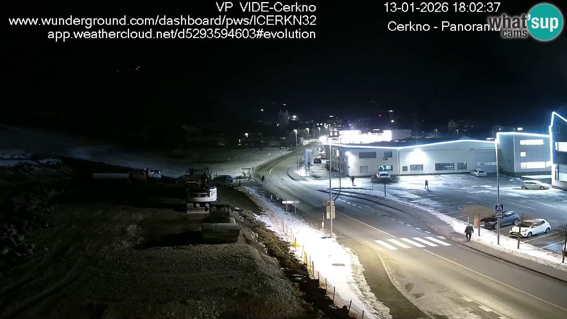 Cerkno city entrance Live Webcam