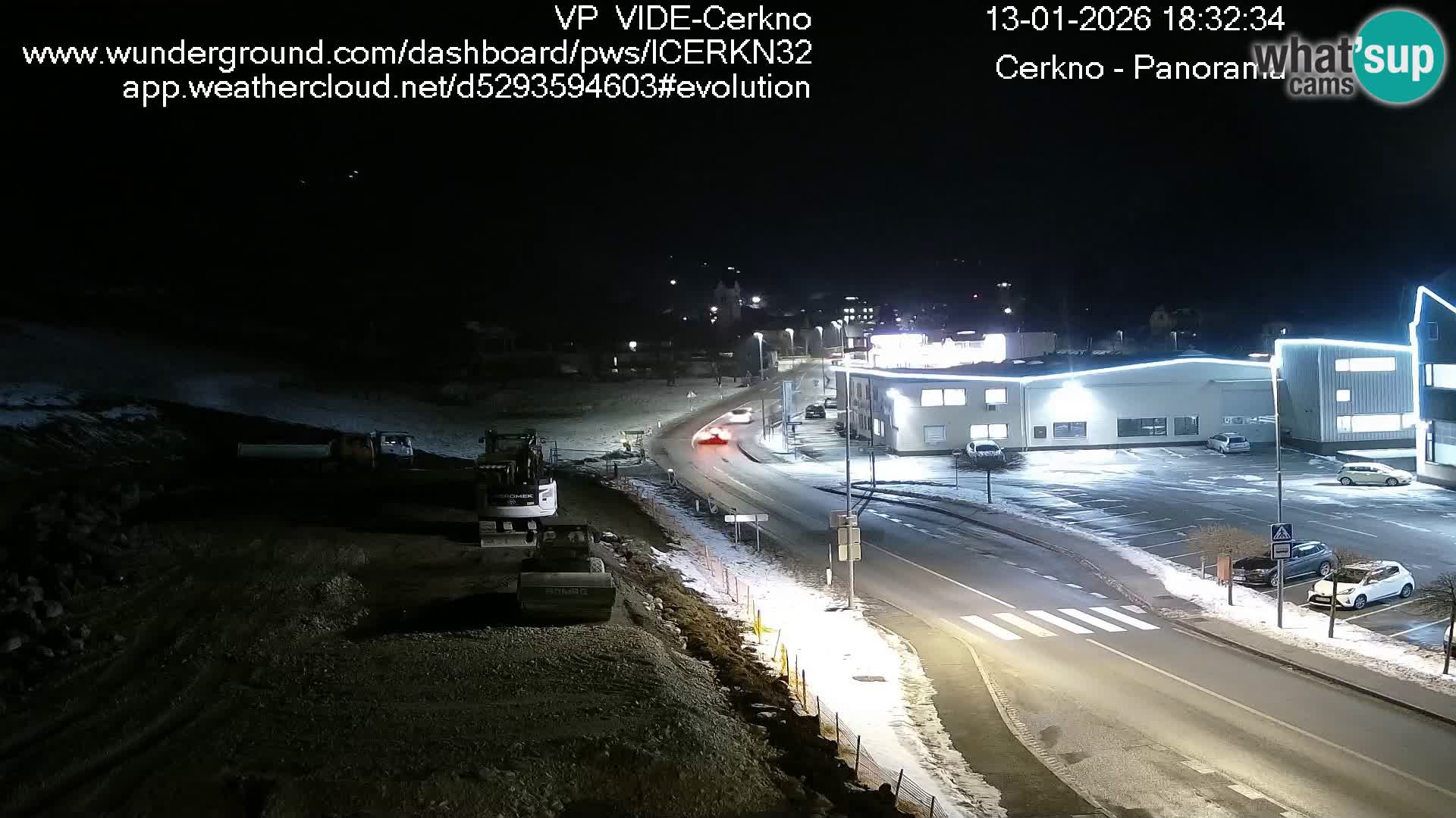 Cerkno ulaz u grad – Kamera uživo