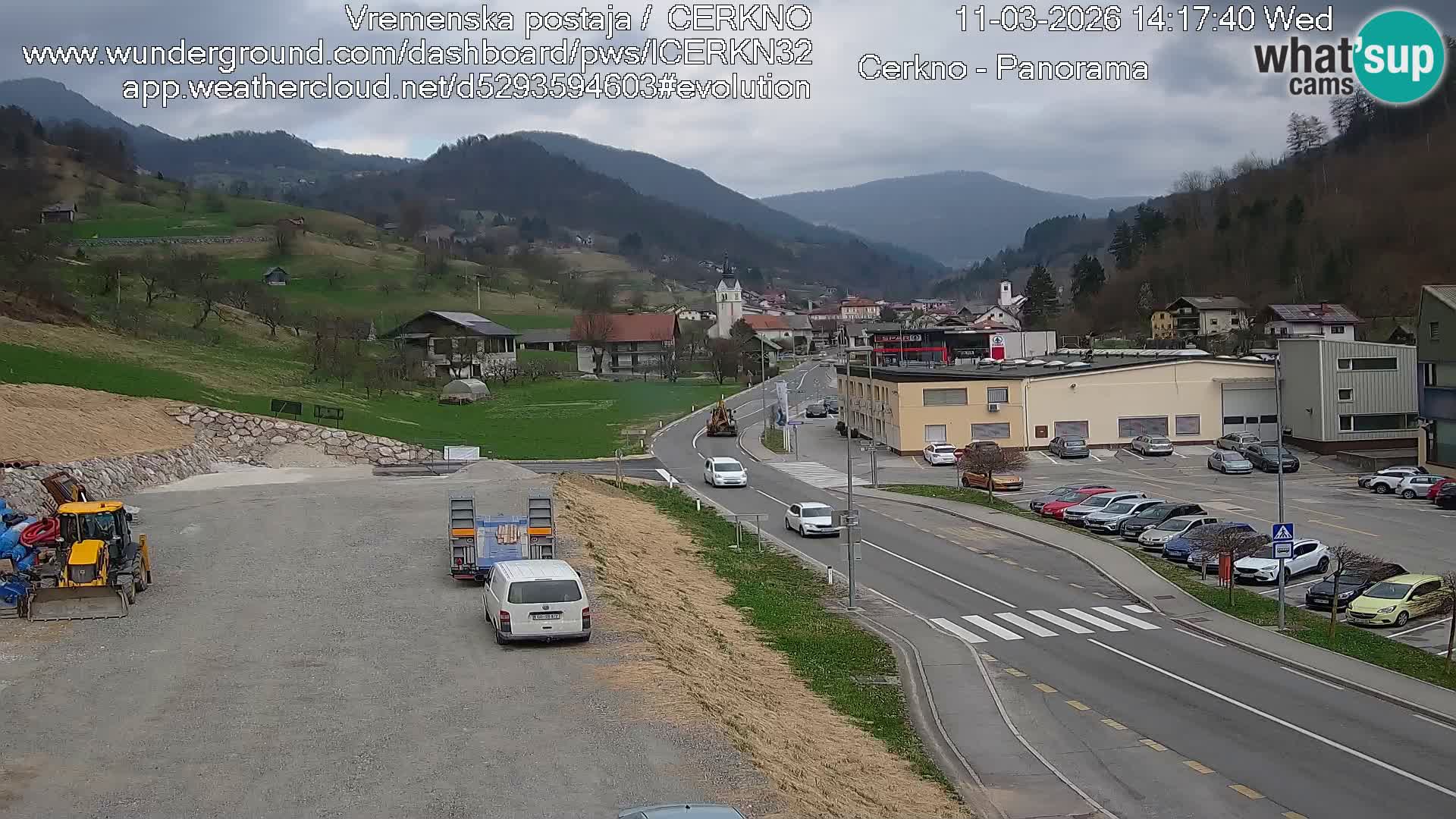 Cerkno Stadteingang Live-Webcam