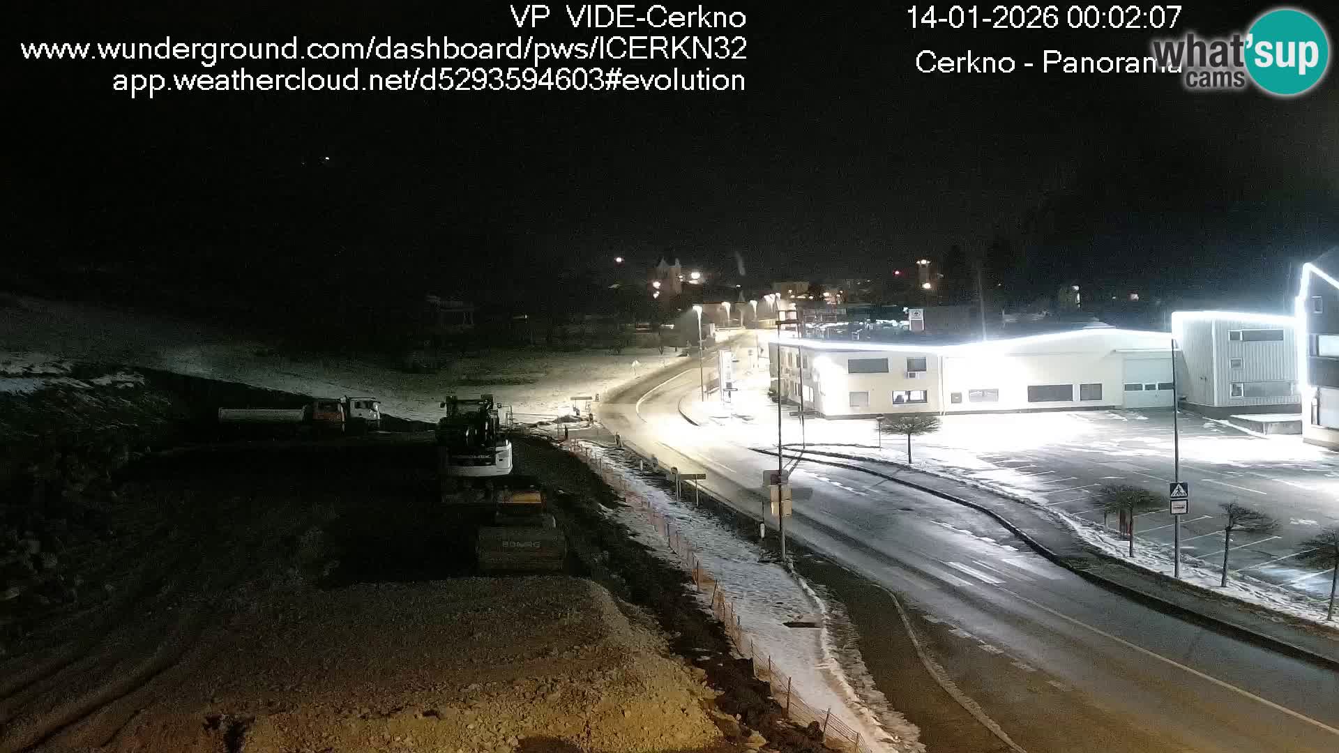 Webcam en direct – Entrée de la ville de Cerkno