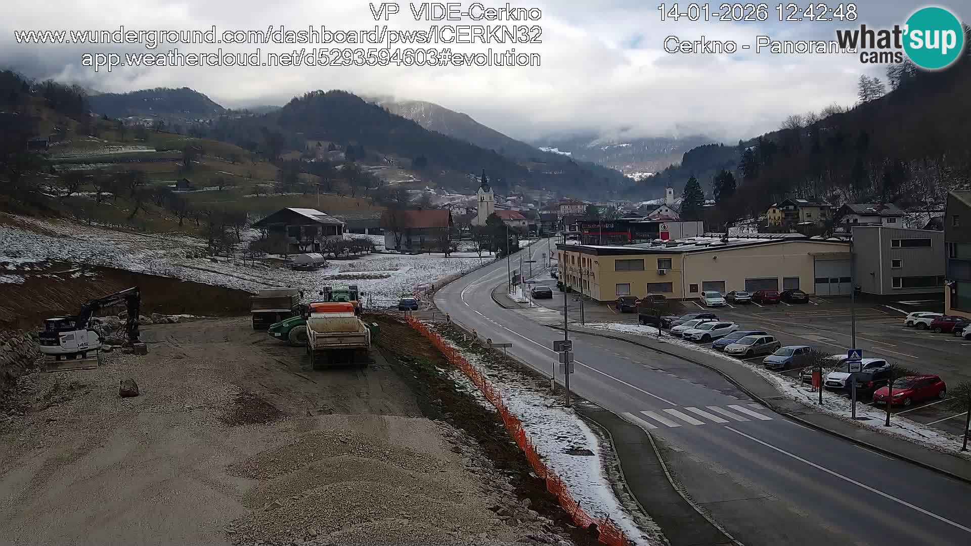 Cerkno Stadteingang Live-Webcam