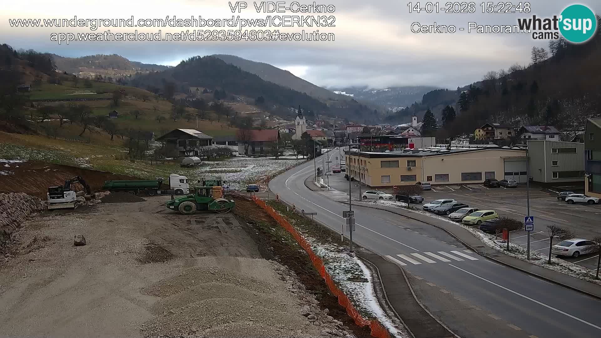 Cerkno ulaz u grad – Kamera uživo