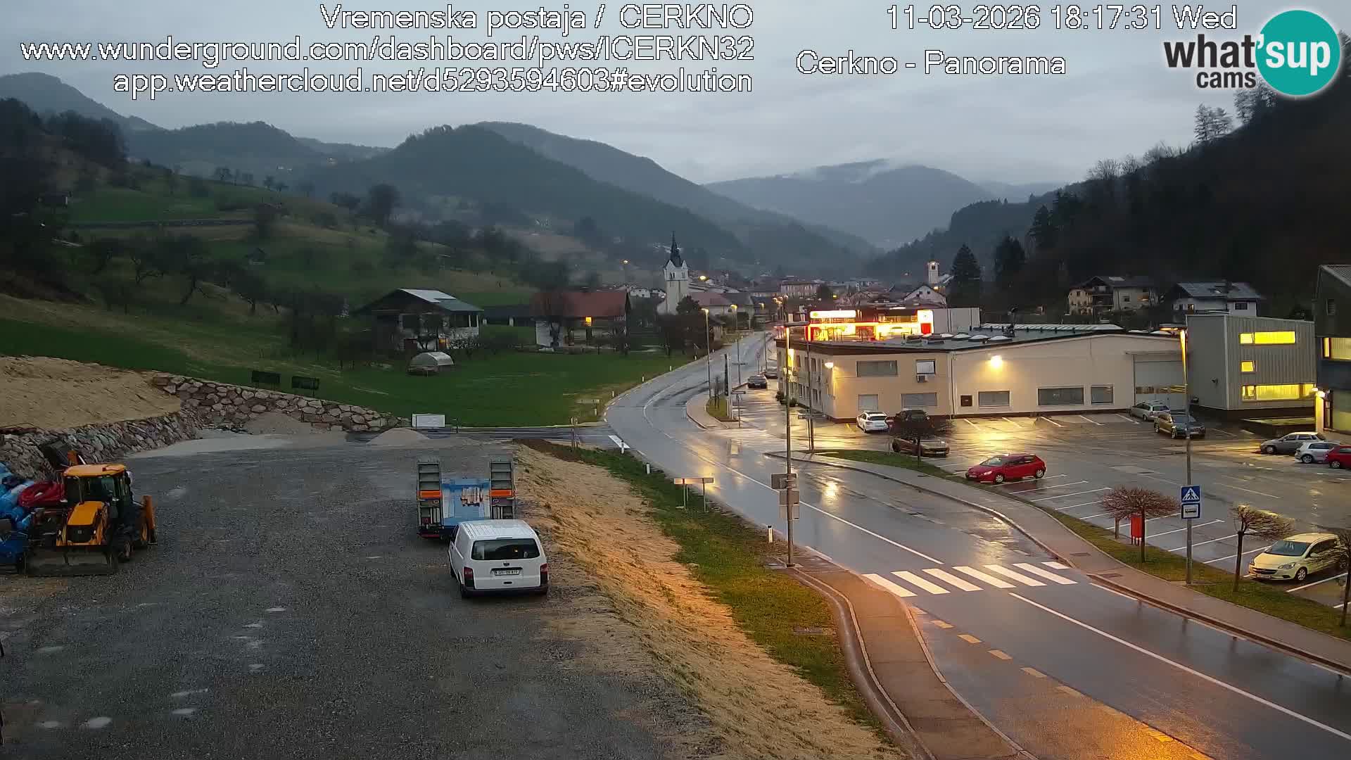 Cerkno Stadteingang Live-Webcam