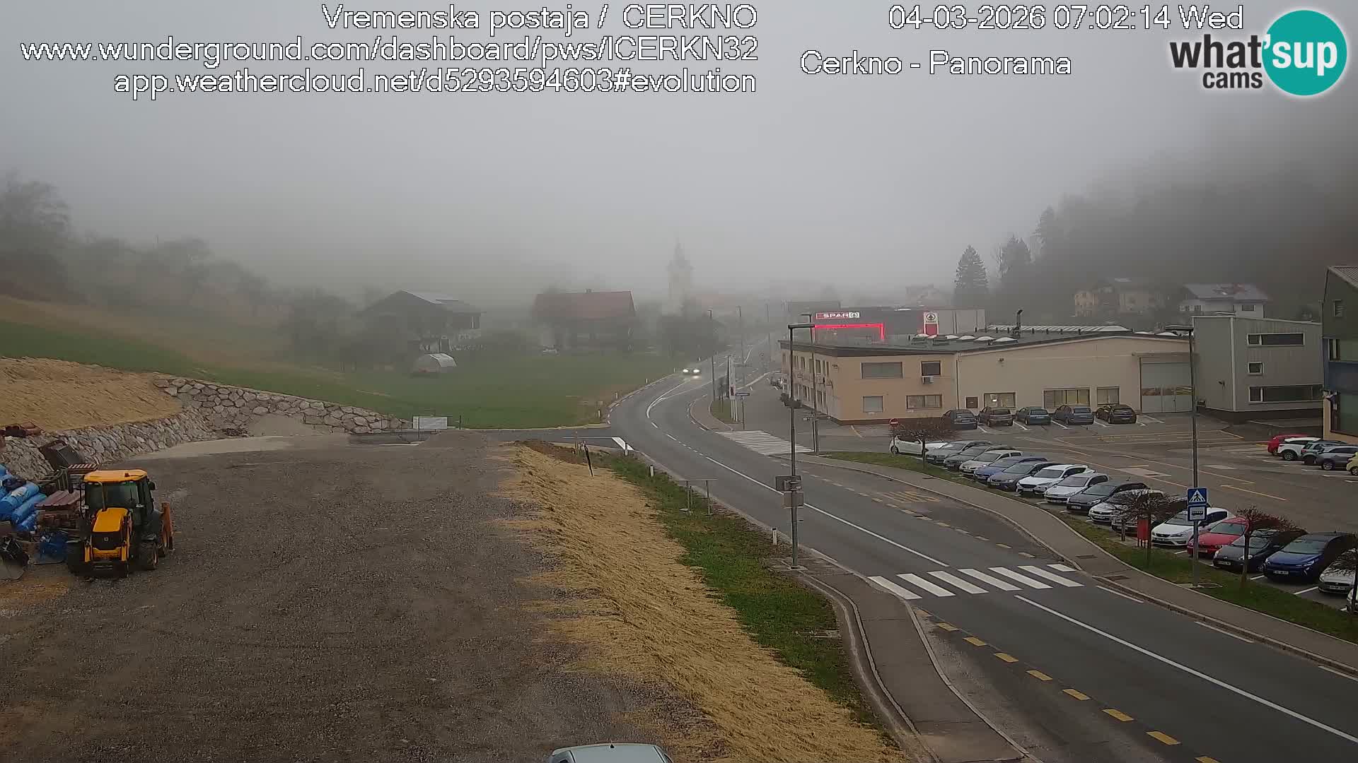 Cerkno ulaz u grad – Kamera uživo