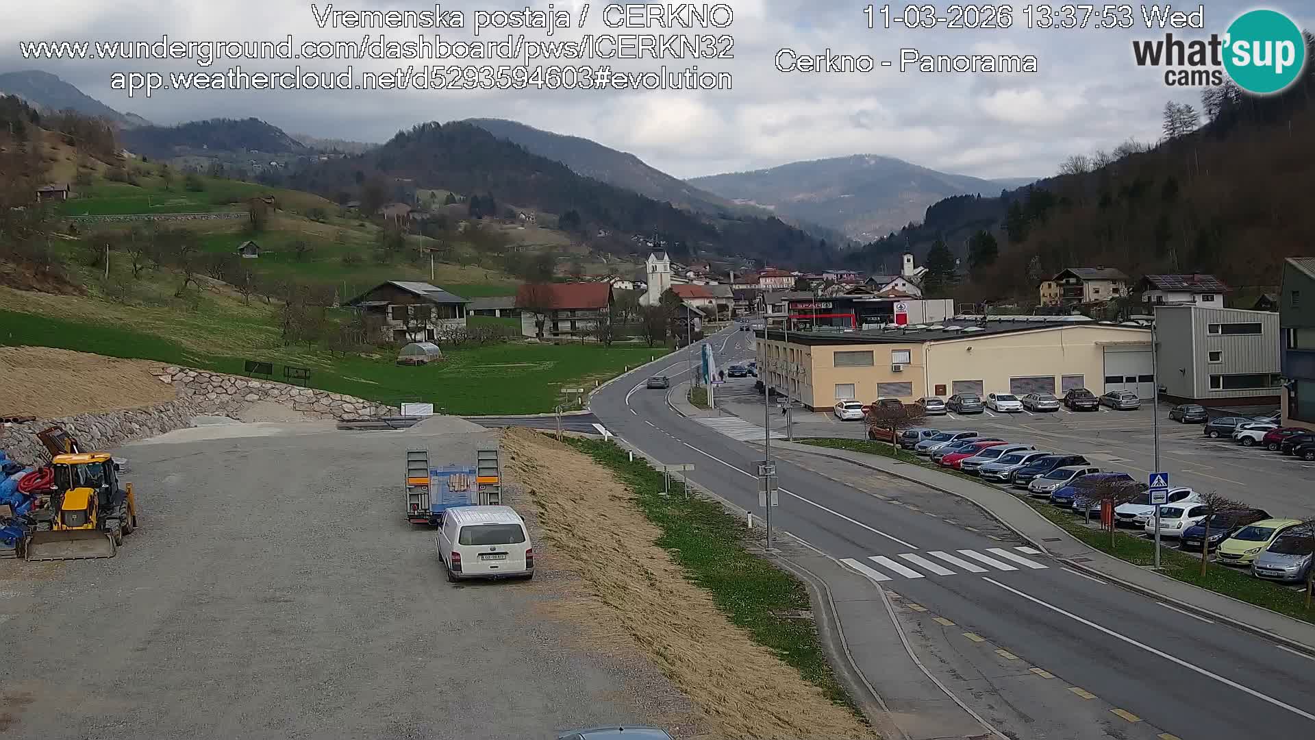 Cerkno Stadteingang Live-Webcam