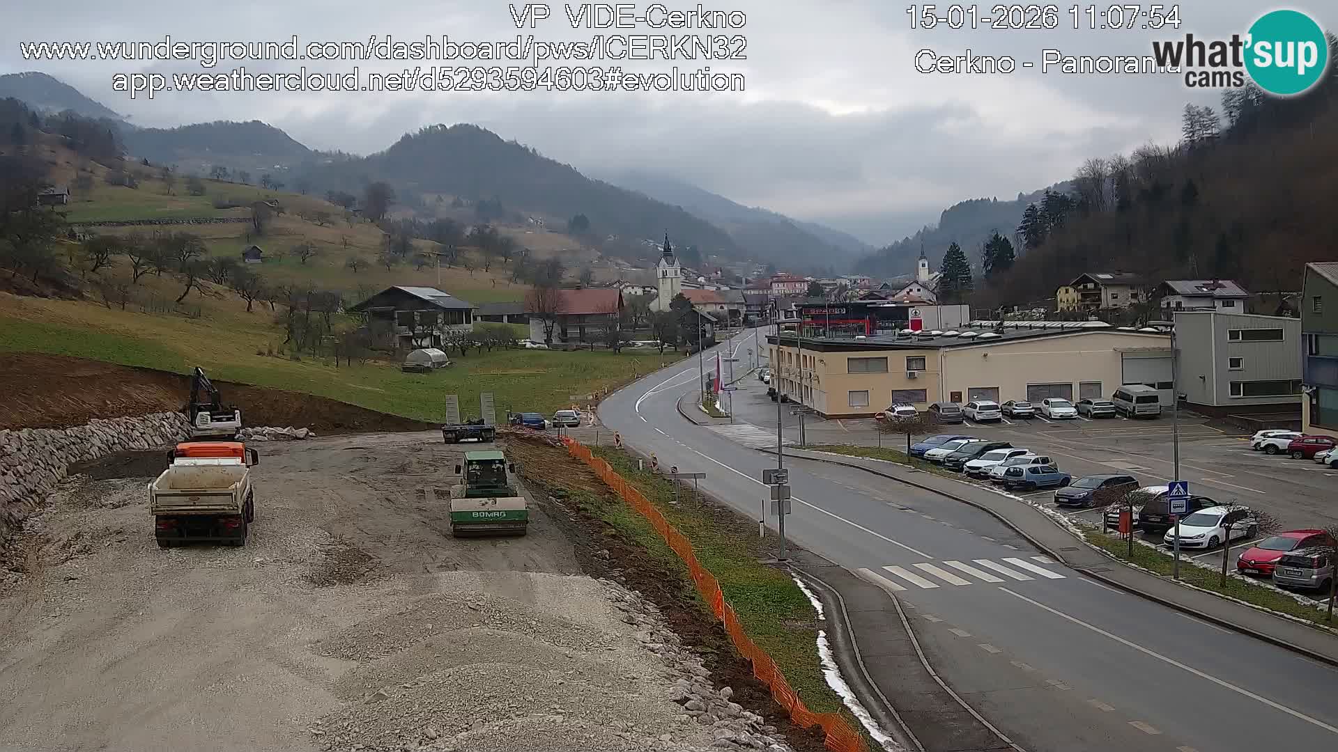 Cerkno Stadteingang Live-Webcam
