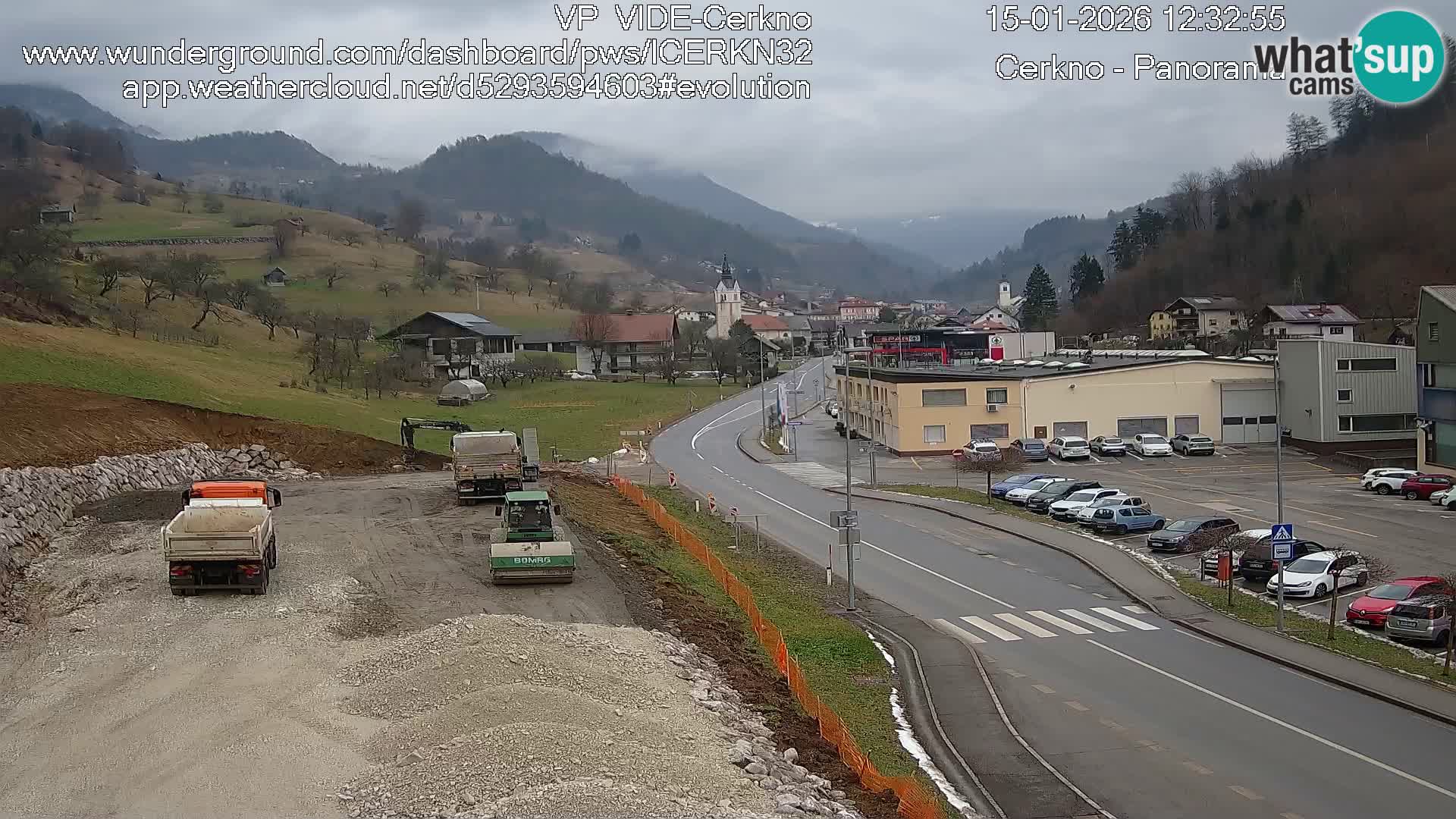 Cerkno Stadteingang Live-Webcam