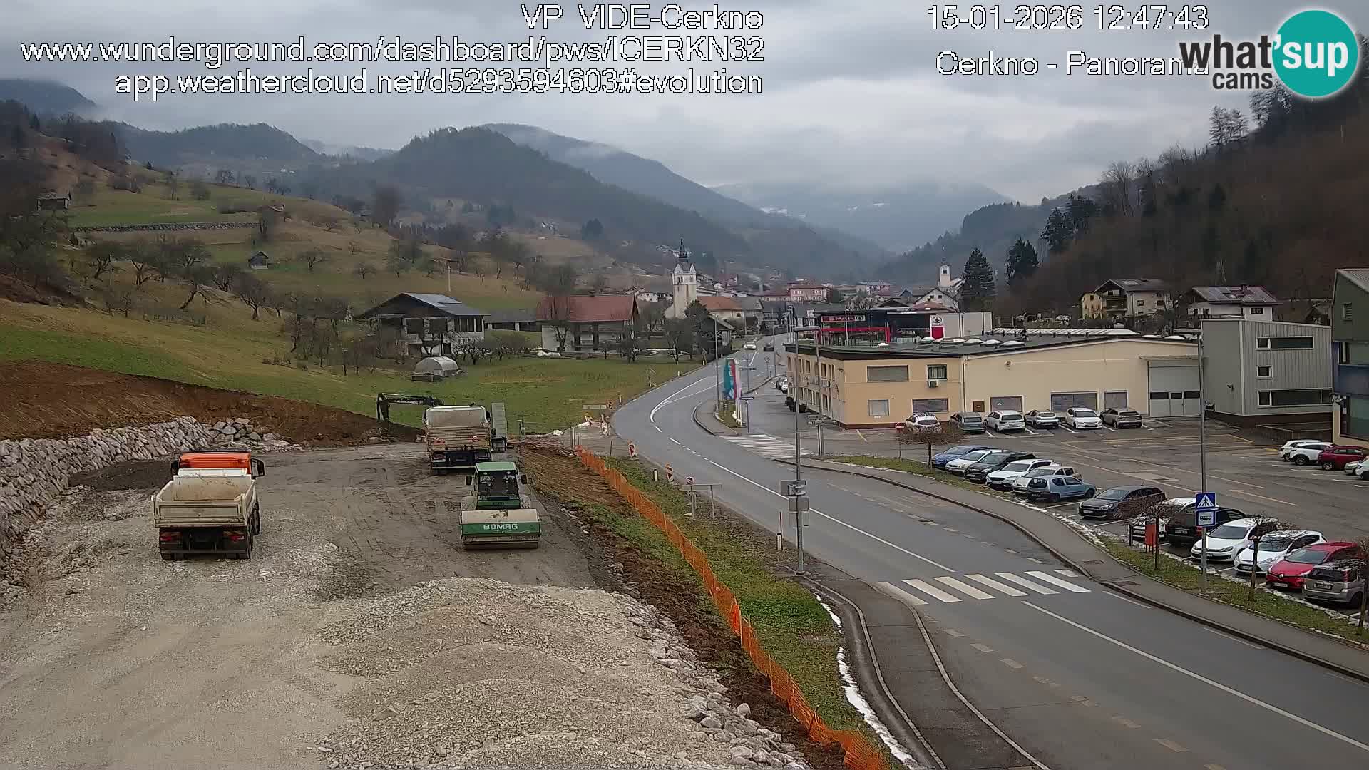 Cerkno Stadteingang Live-Webcam
