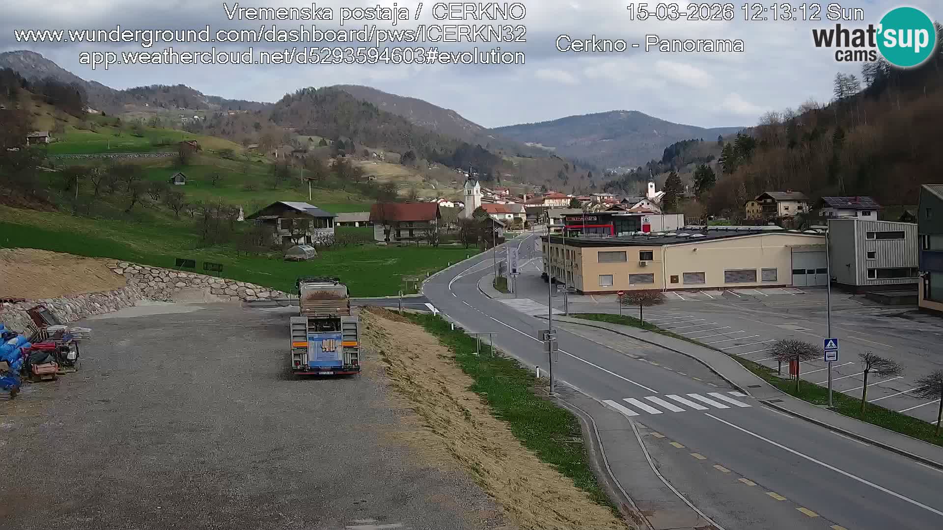 Cerkno Stadteingang Live-Webcam