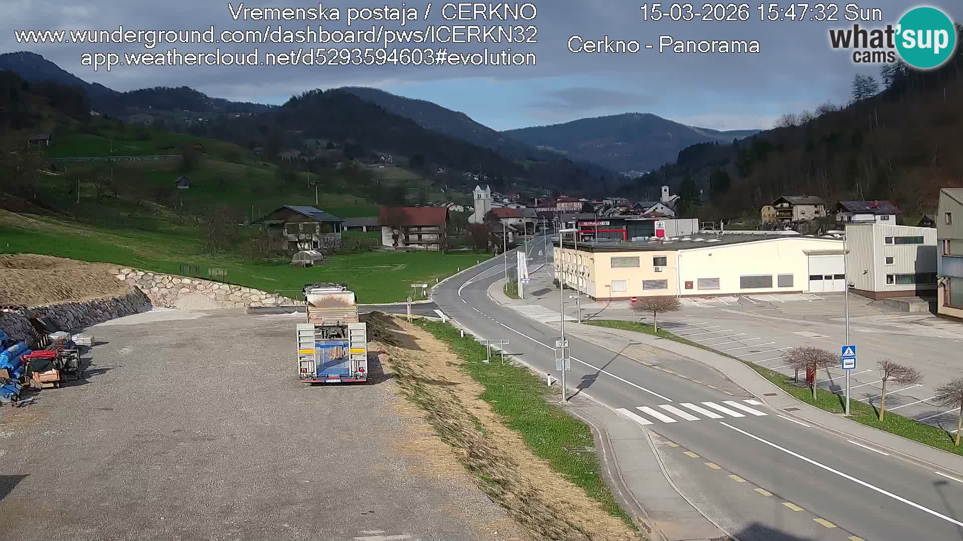 Webcam Ingresso Città di Cerkno