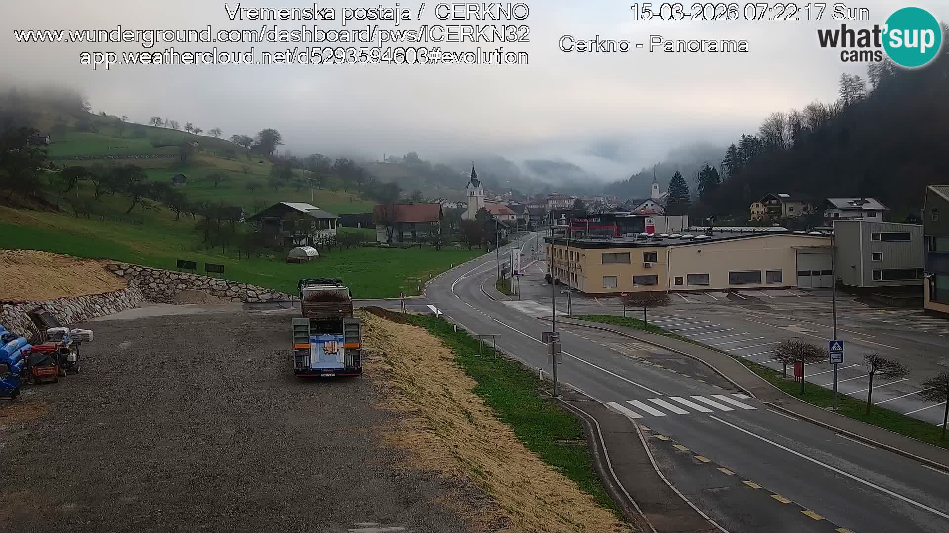 Cerkno ulaz u grad – Kamera uživo