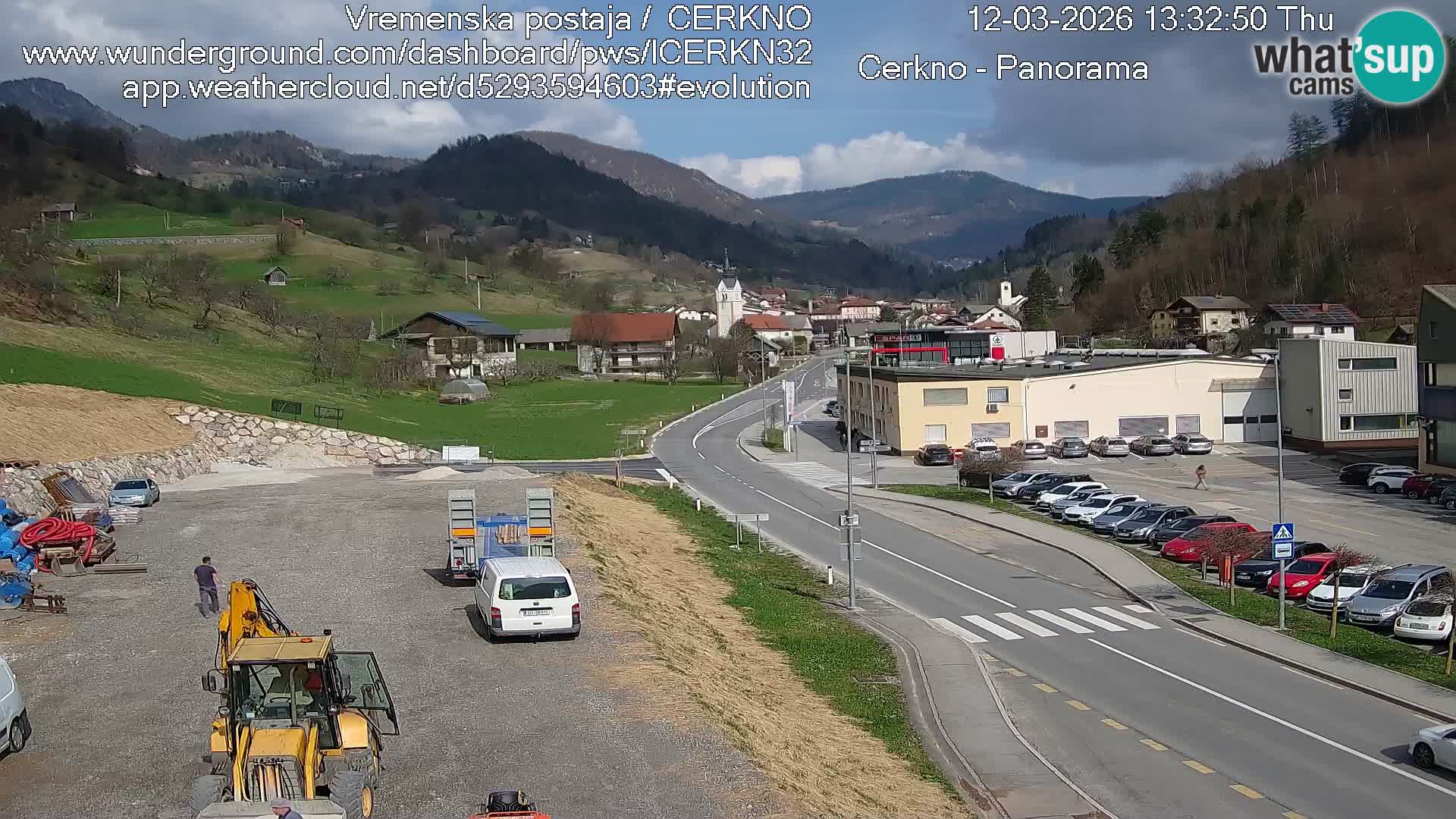 Webcam Ingresso Città di Cerkno