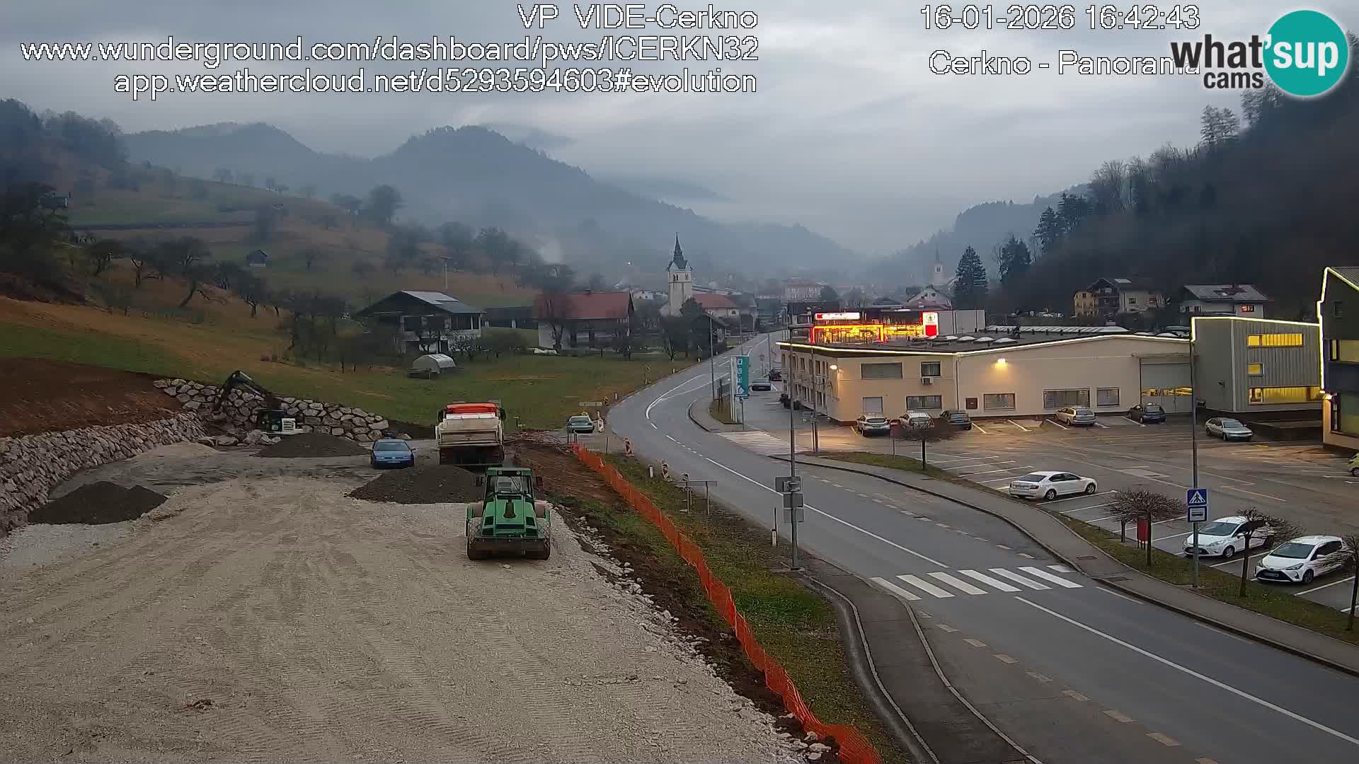 Cerkno Stadteingang Live-Webcam
