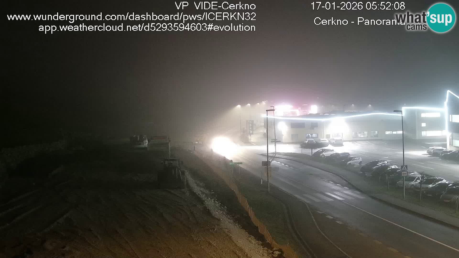 Cerkno city entrance Live Webcam